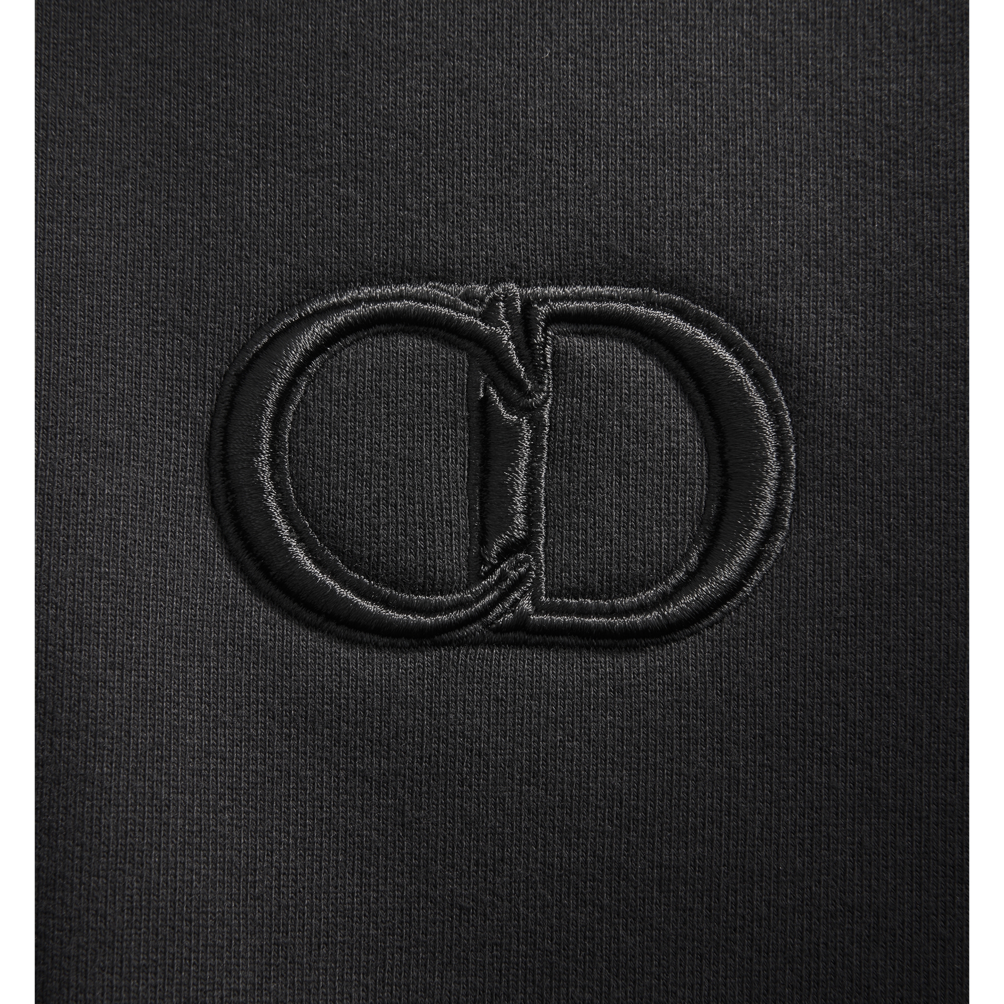 CD Icon Sweatshirt Black Cotton Fleece E10