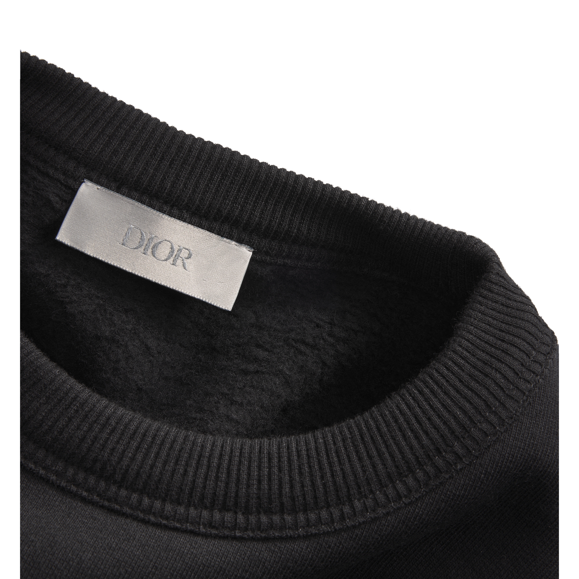 CD Icon Sweatshirt Black Cotton Fleece E11