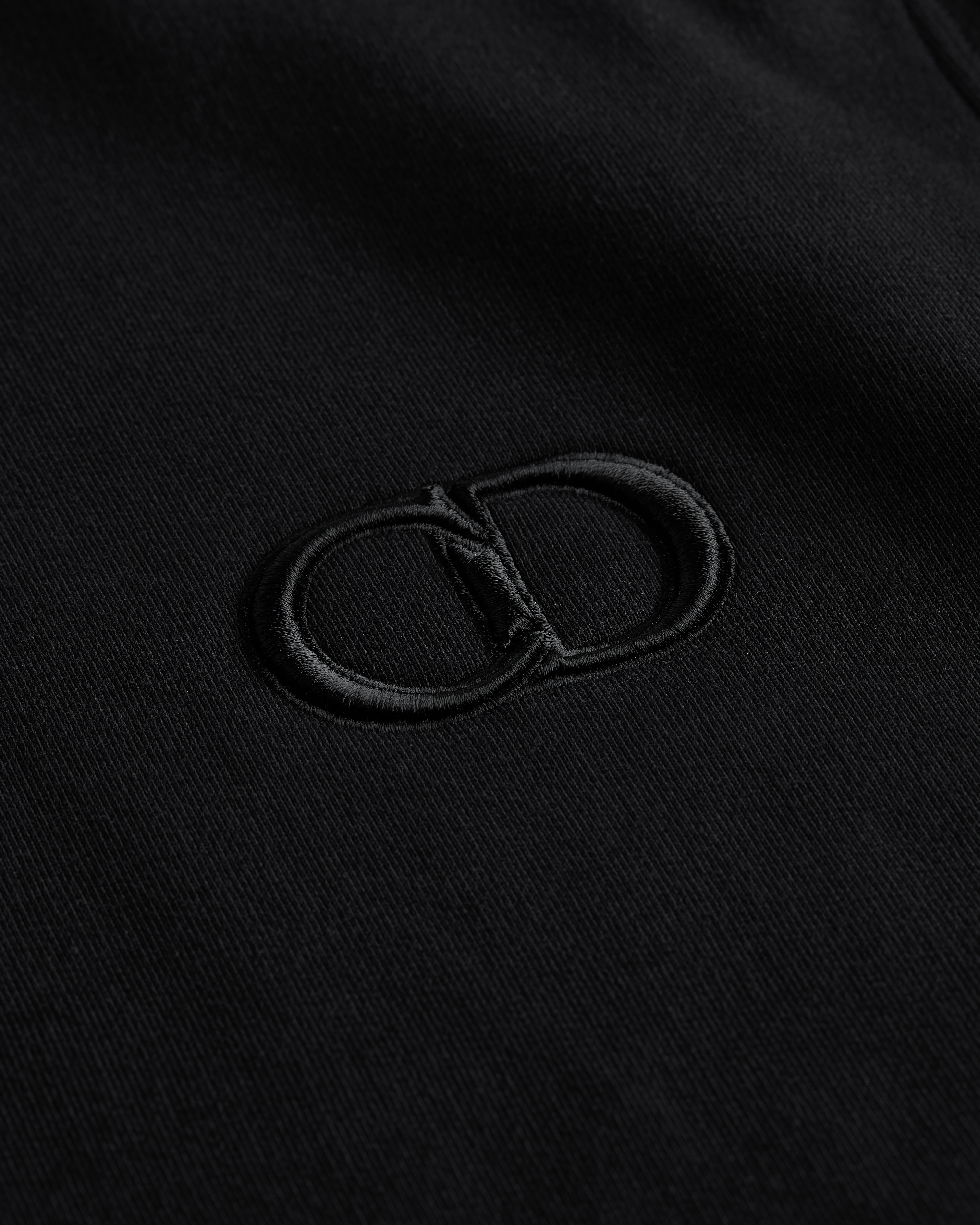 Sweatshirt CD Icon Molleton de coton noir E09