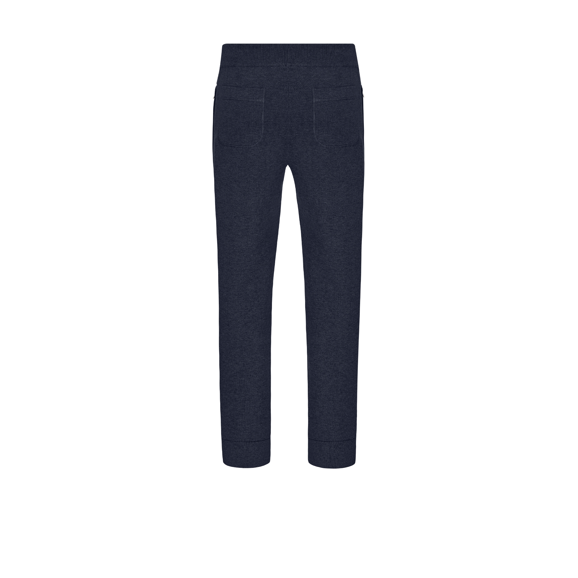 Track Pants Navy Blue Cotton Knit and Cashmere E08