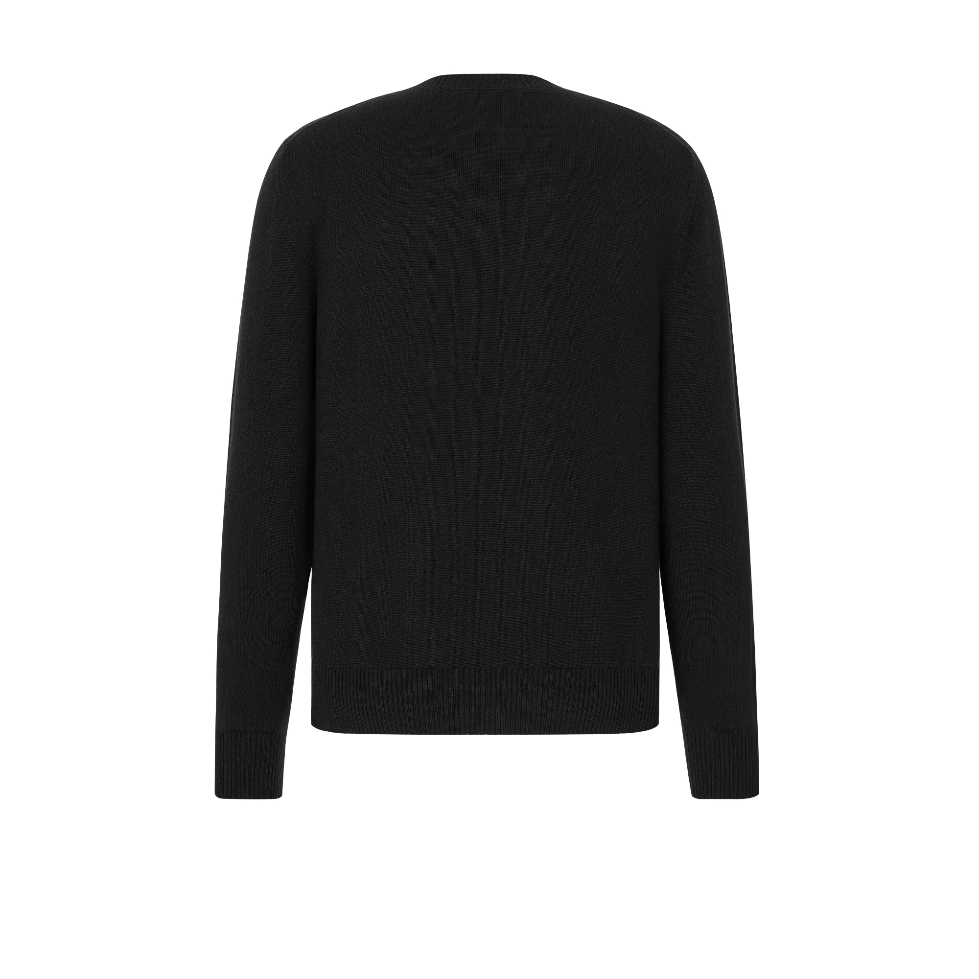 Sweater with 'CD Icon' Signature Black Cashmere Jersey E08