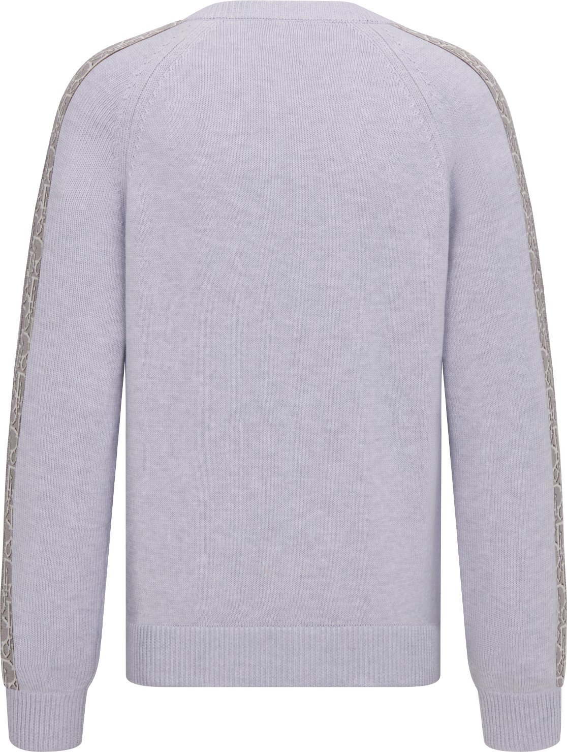 Sweater with Dior Oblique Inserts Gray Cotton Jersey | DIOR