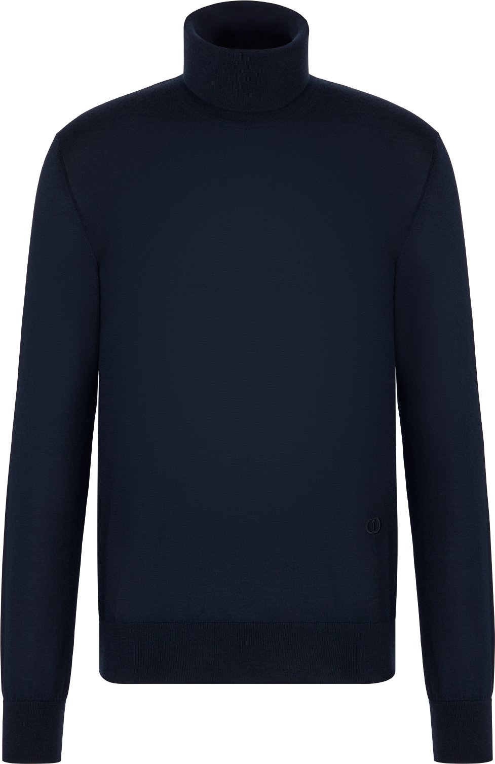 CD Icon Rollkragenpullover Kaschmirjersey in Schwarz | DIOR