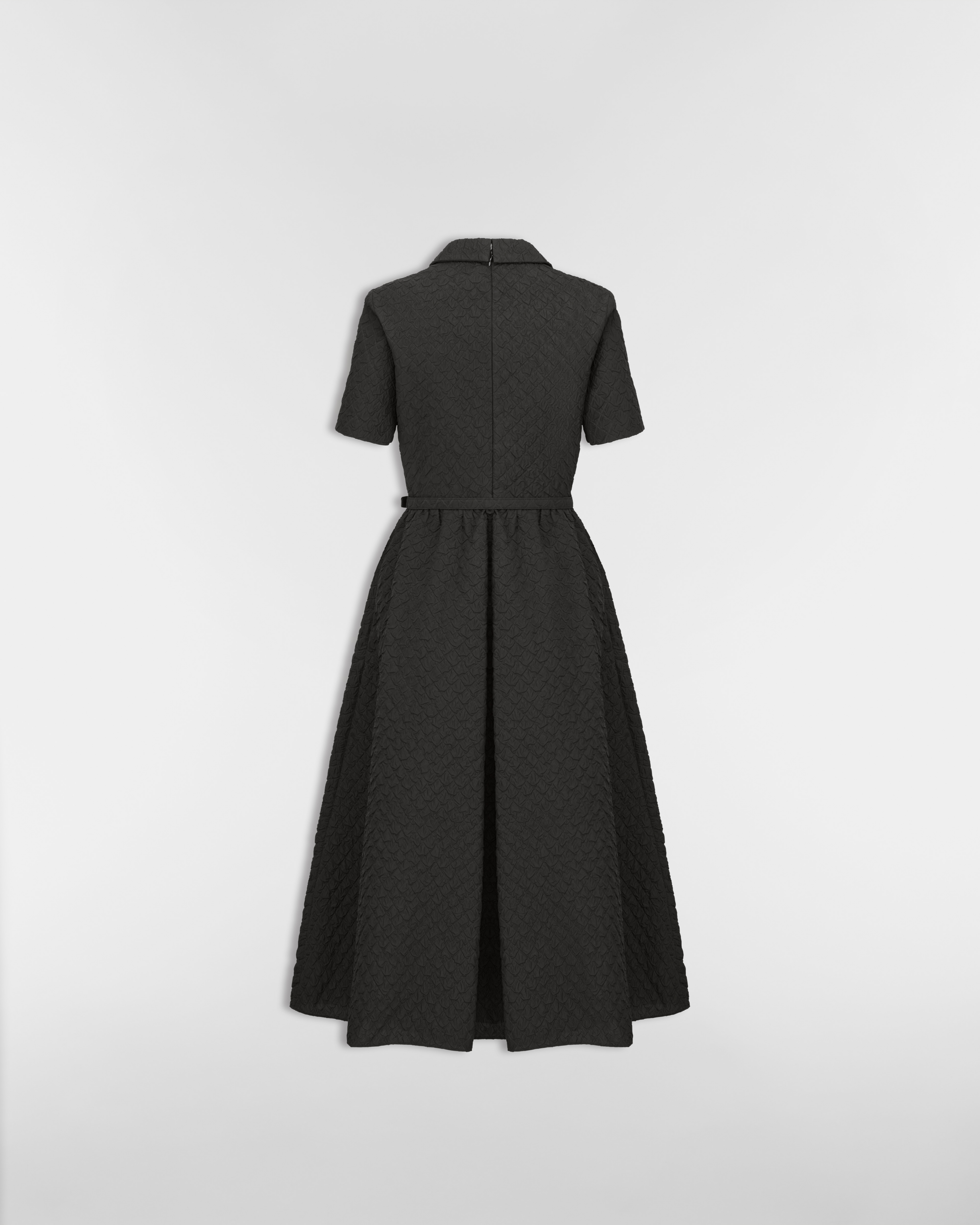 Mid-Length Belted Dress