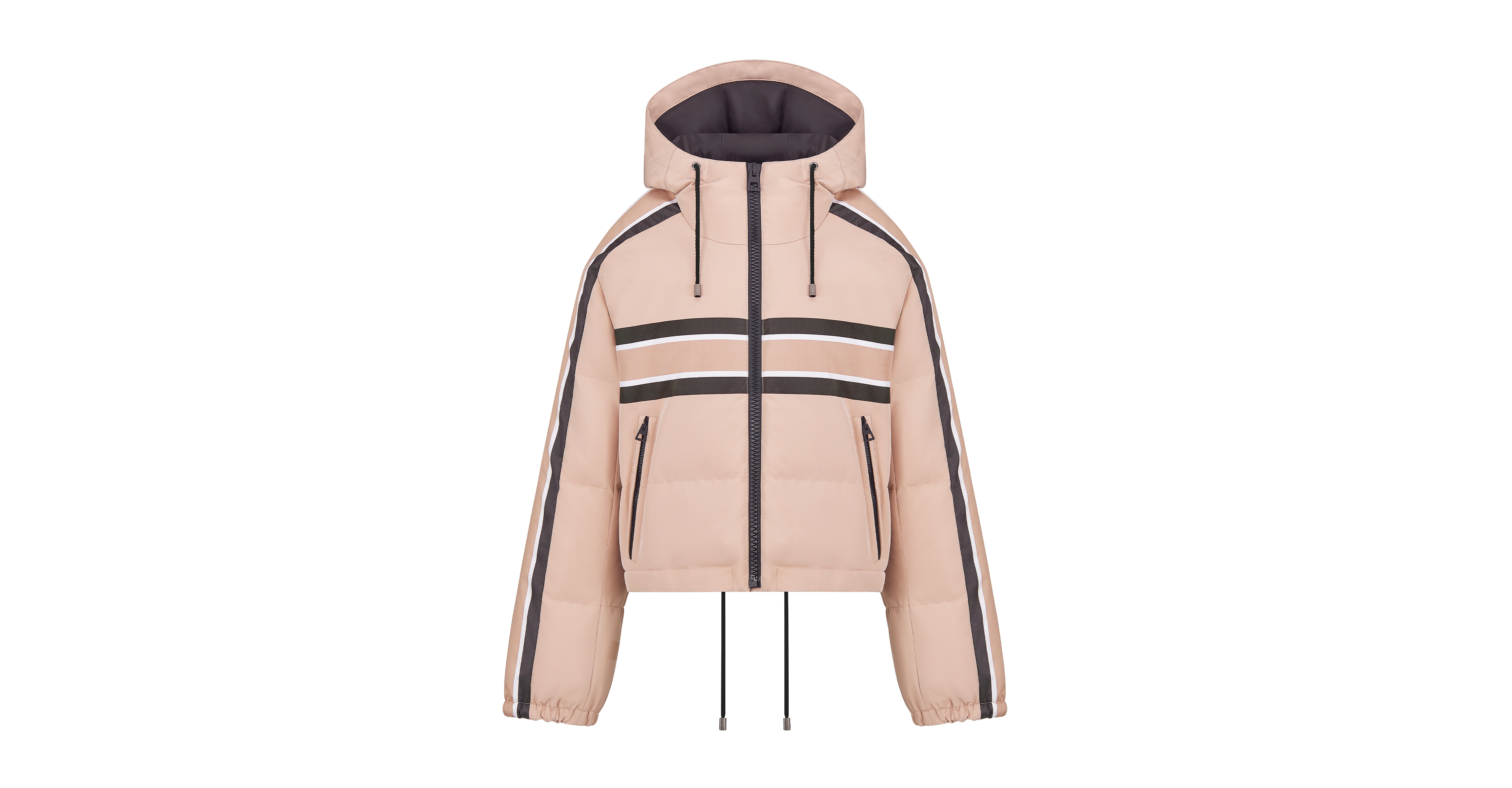 DiorAlps Hooded Cropped Puffer Jacket