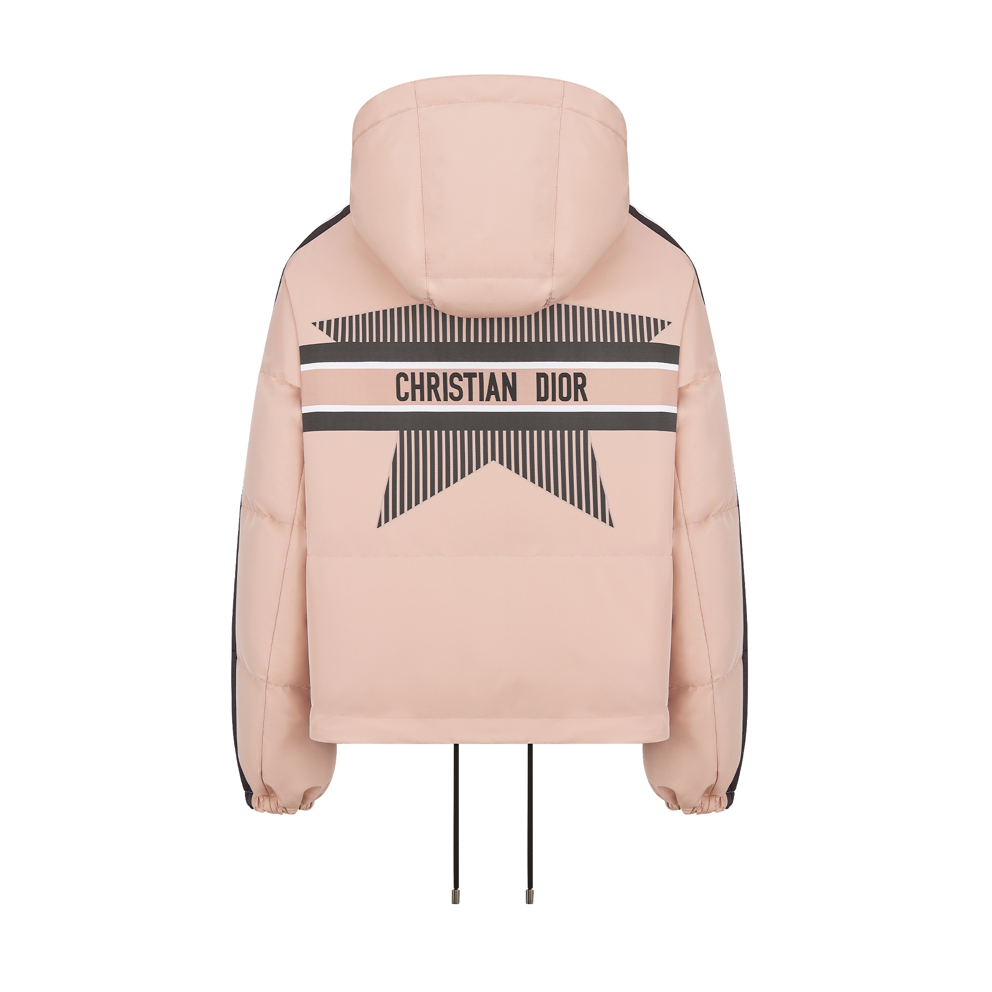 DiorAlps Hooded Cropped Puffer Jacket