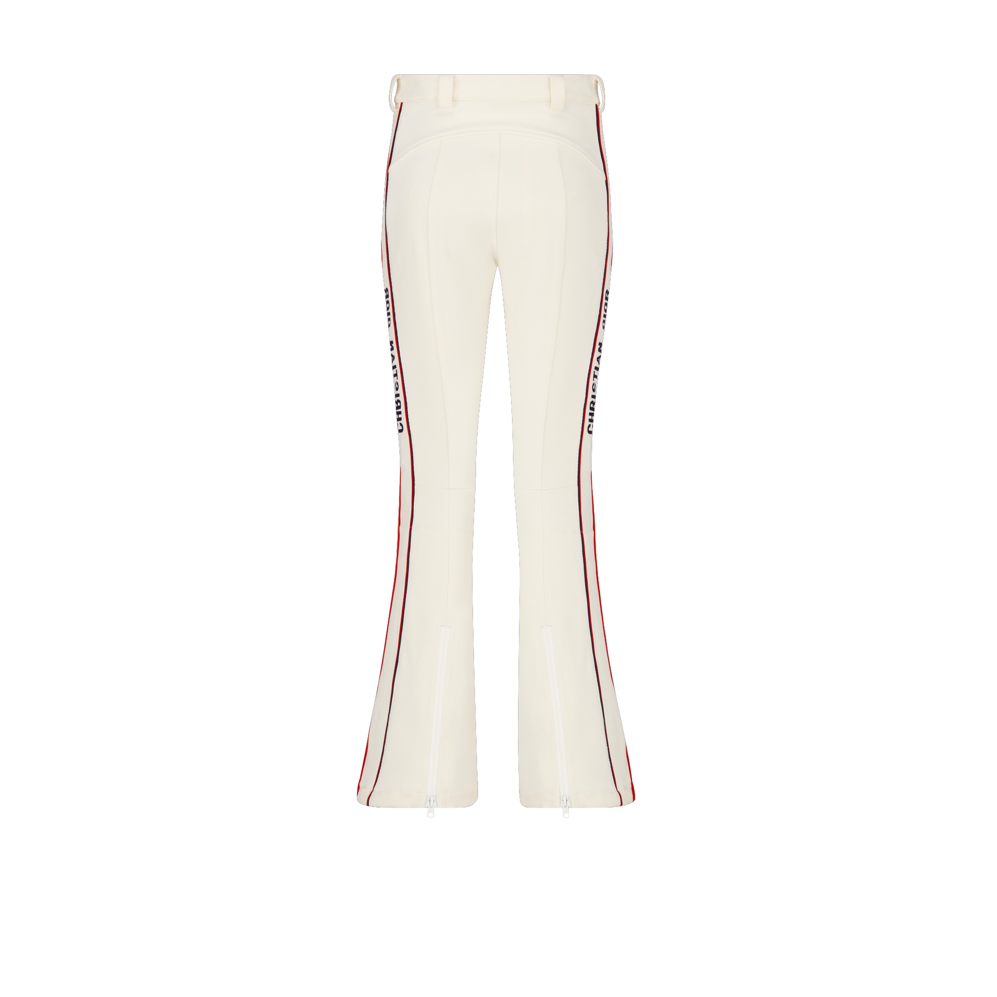DiorAlps Flared Ski Pants White Technical Fabric E08