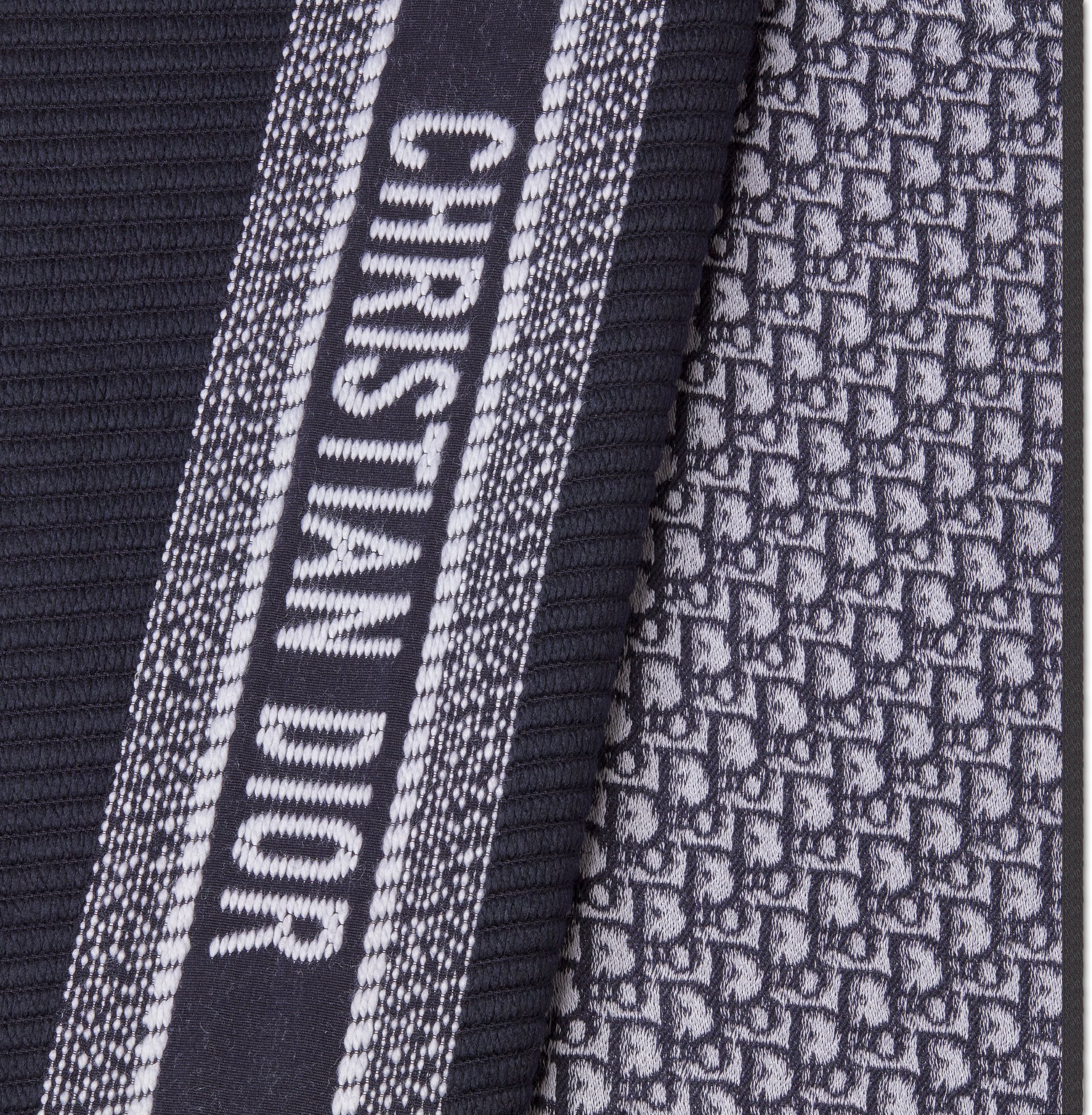 Dior Oblique University Reversible Scarf Detailed view