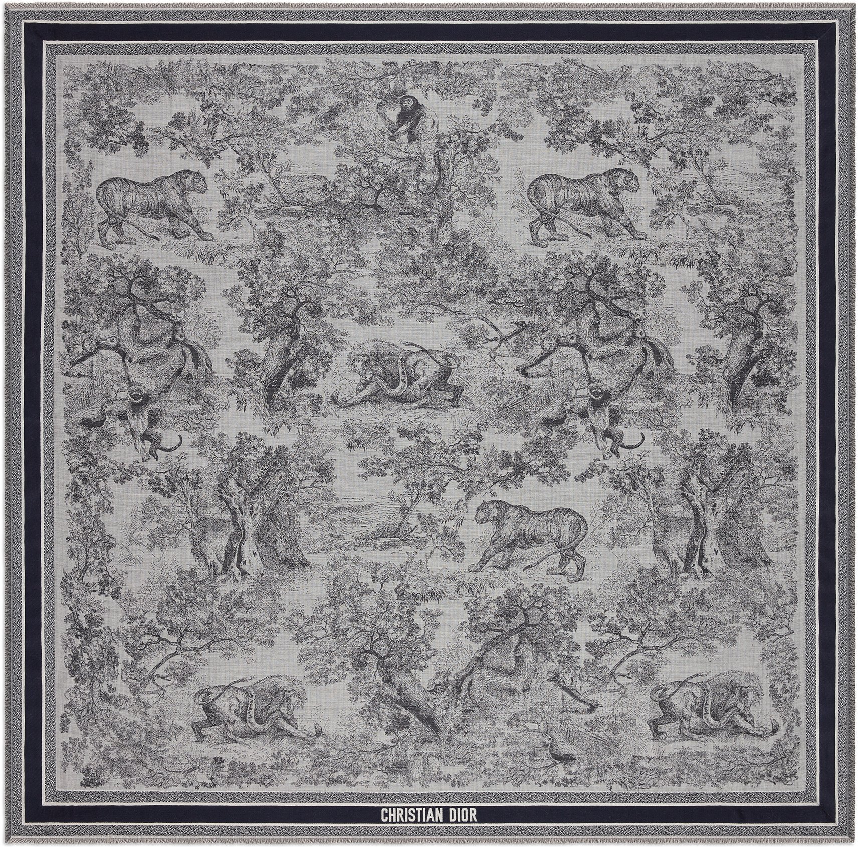 Toile de Jouy Shawl  aria_woman_viewcode_e01