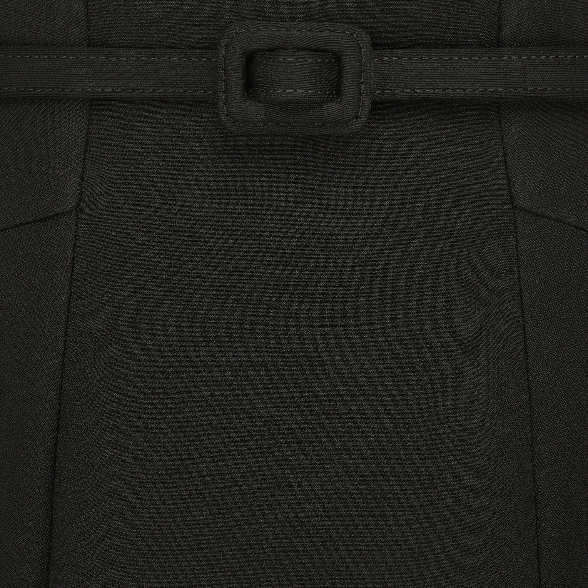 Gonna midi Lana e seta nere E09