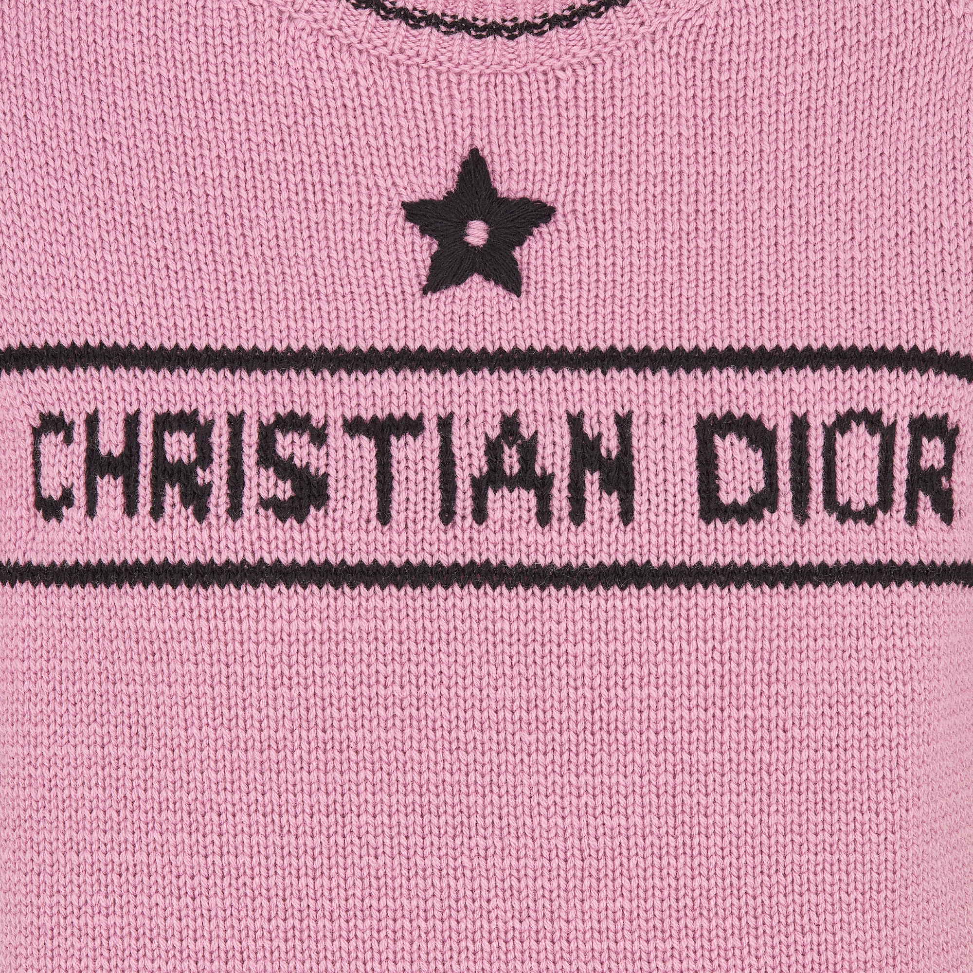 Short-Sleeved Sweater Pink Wool and Cashmere Knit E09