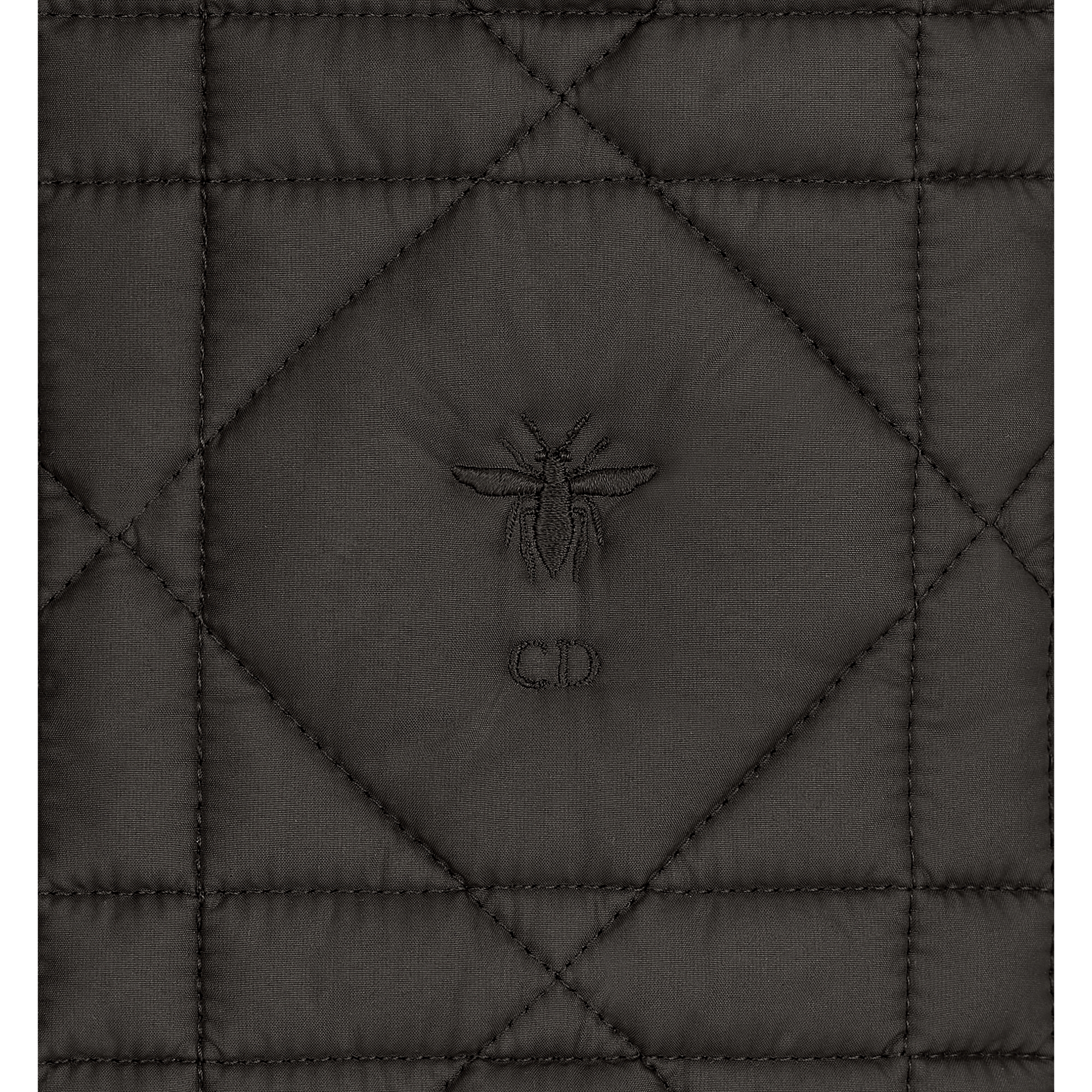 Macrocannage Jacket Black Quilted Technical Taffeta E09