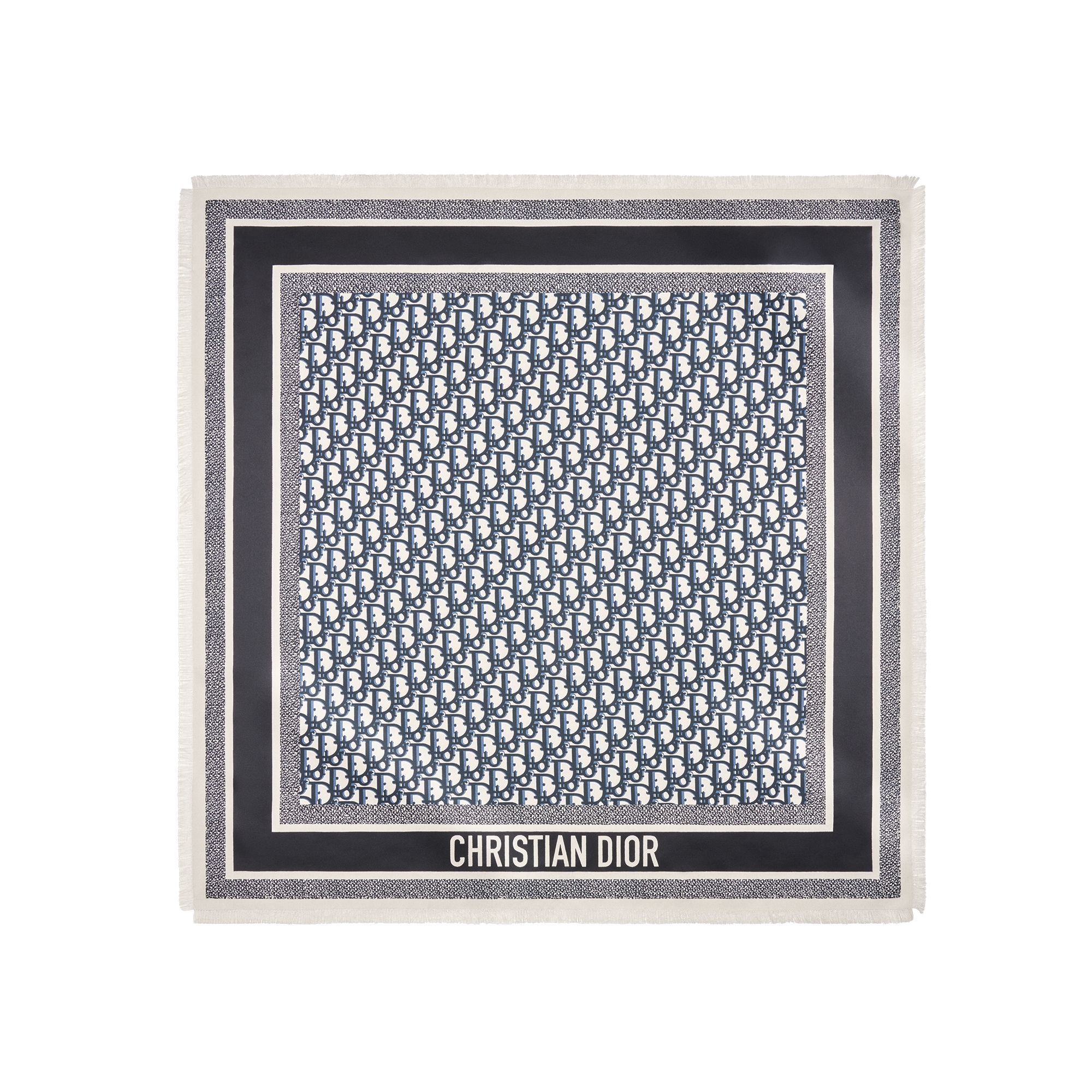  Twill de seda azul-marinho