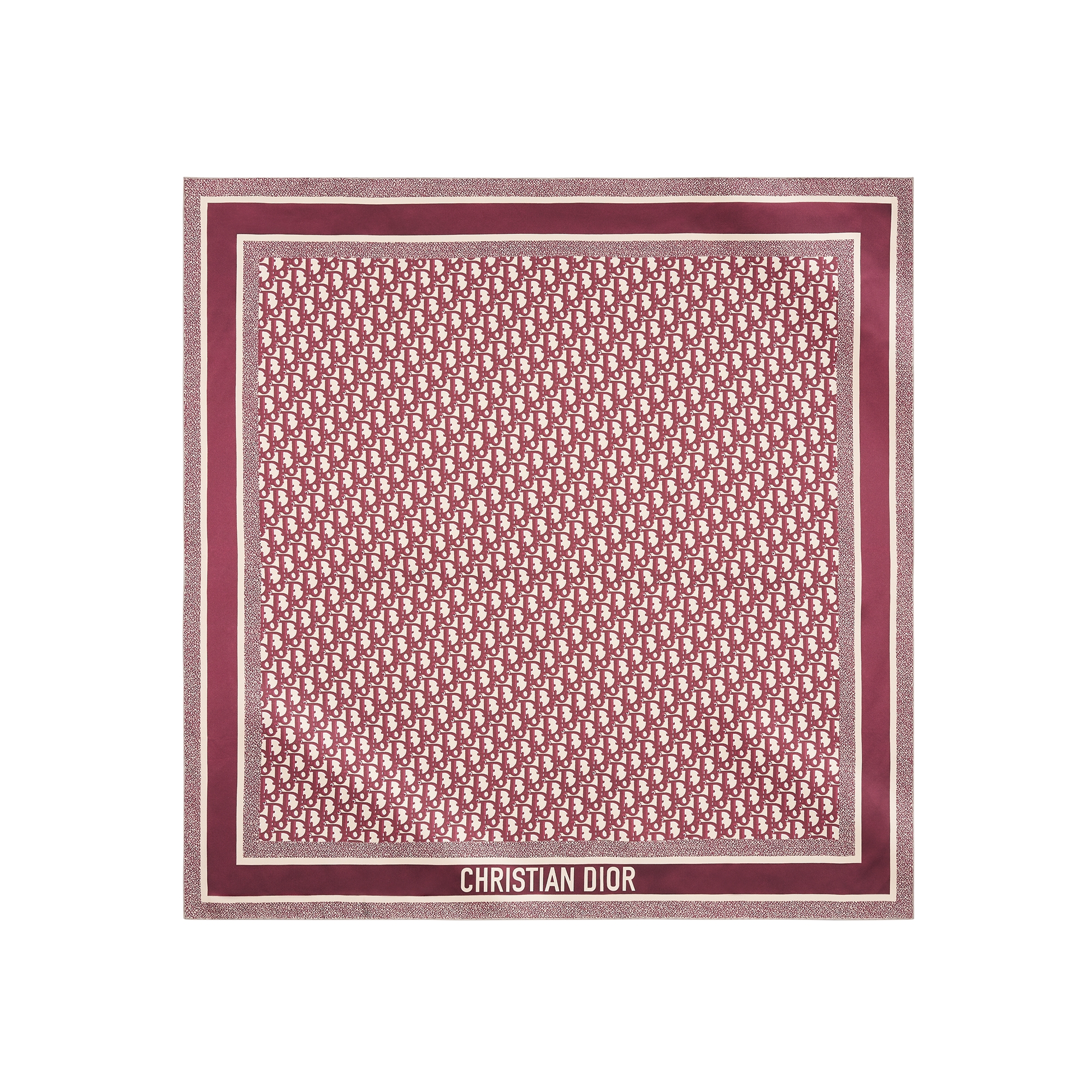  Twill de seda bordô e azul-marinho