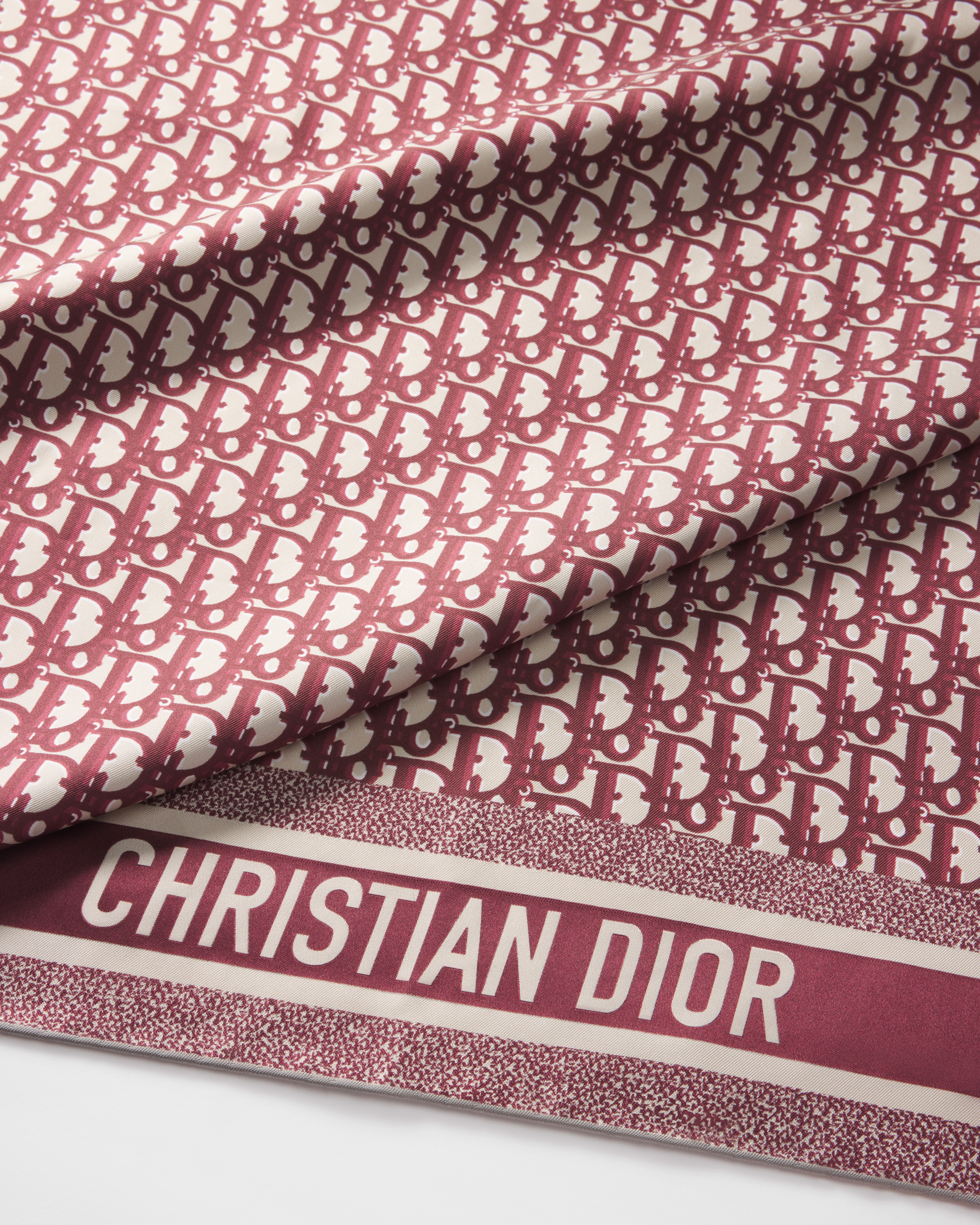 Diortwin 90 スクエアスカーフ ディオール オブリーク シルクツイル E09