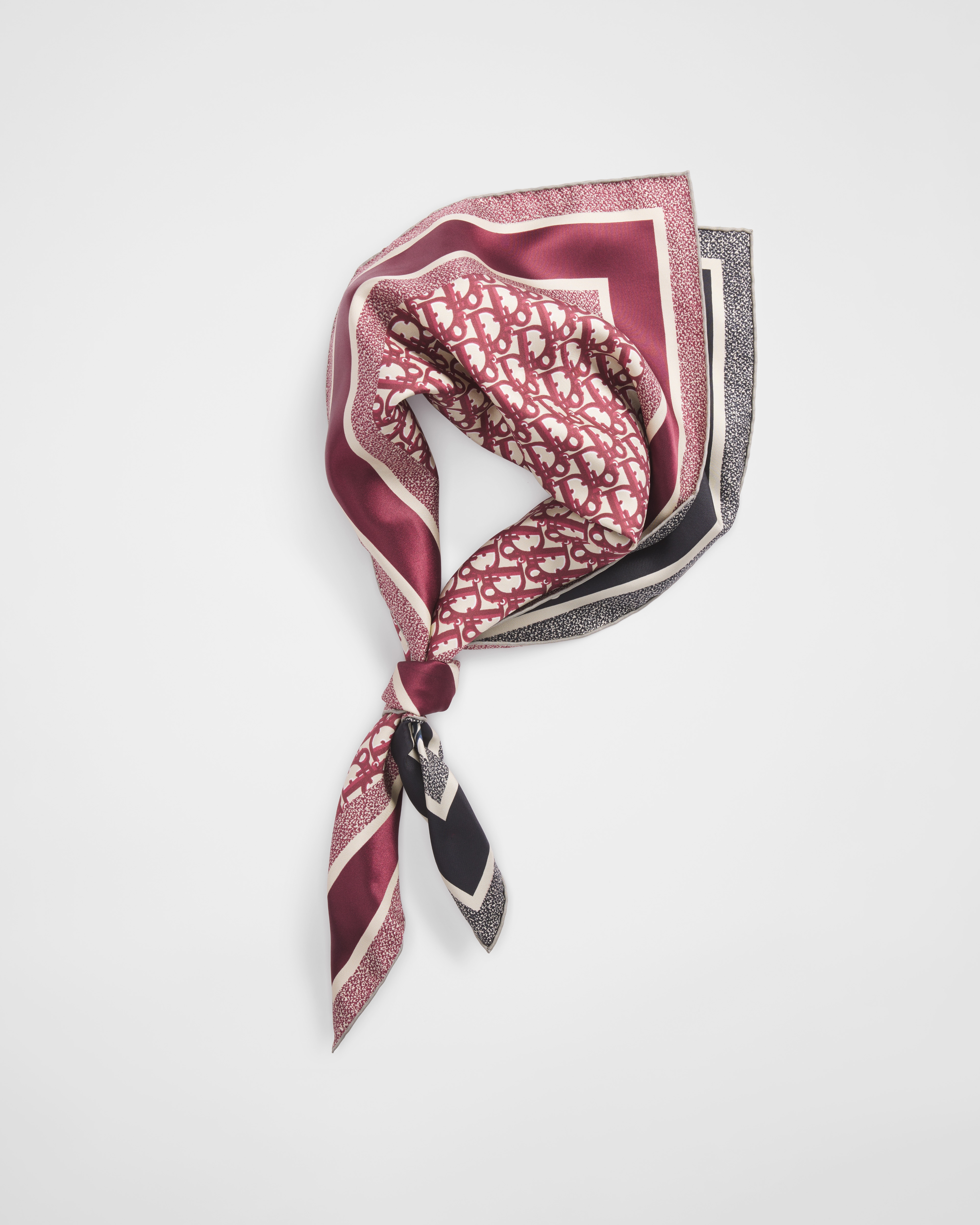 Diortwin 90 スクエアスカーフ ディオール オブリーク シルクツイル E11