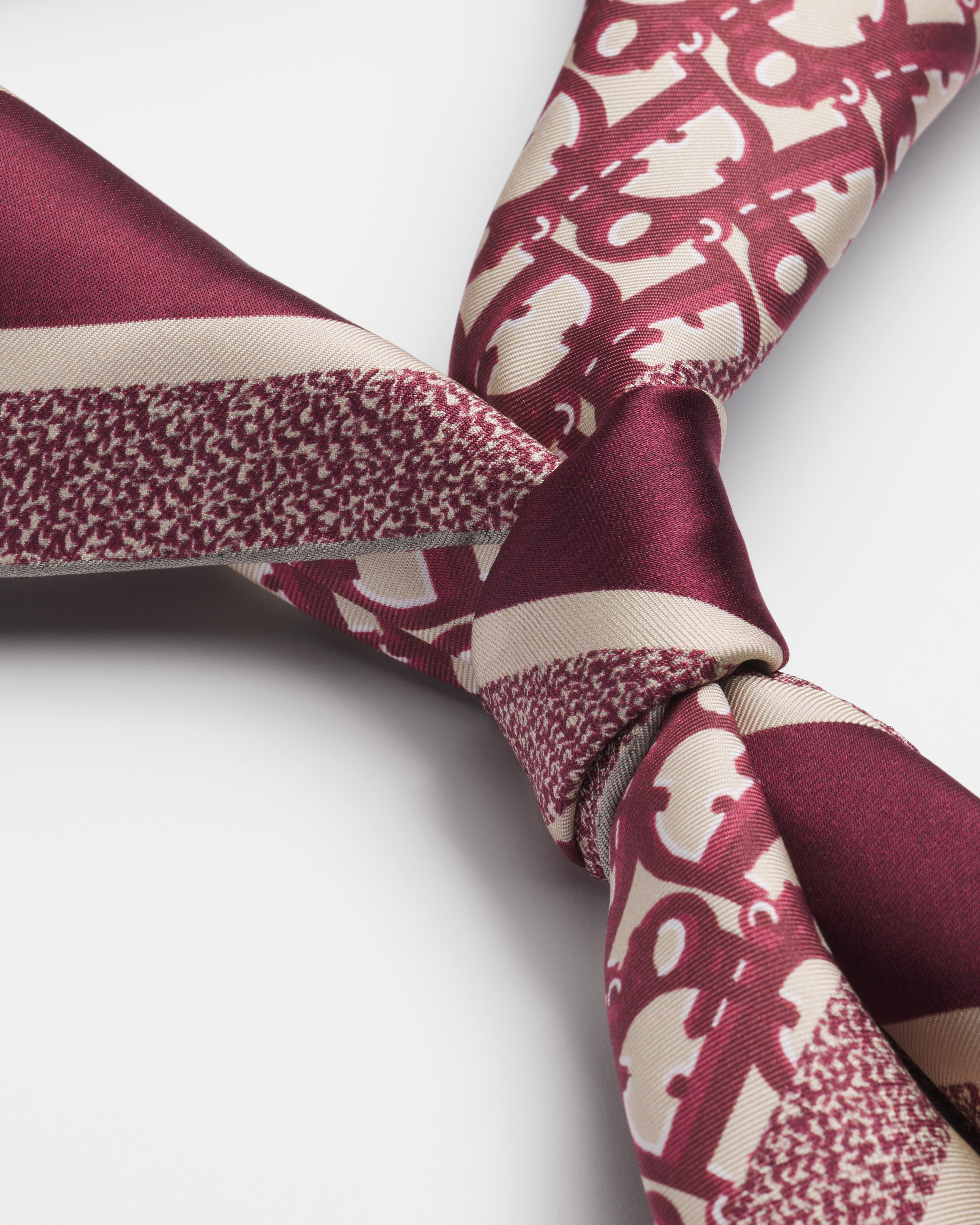 Diortwin 90 スクエアスカーフ ディオール オブリーク シルクツイル E12