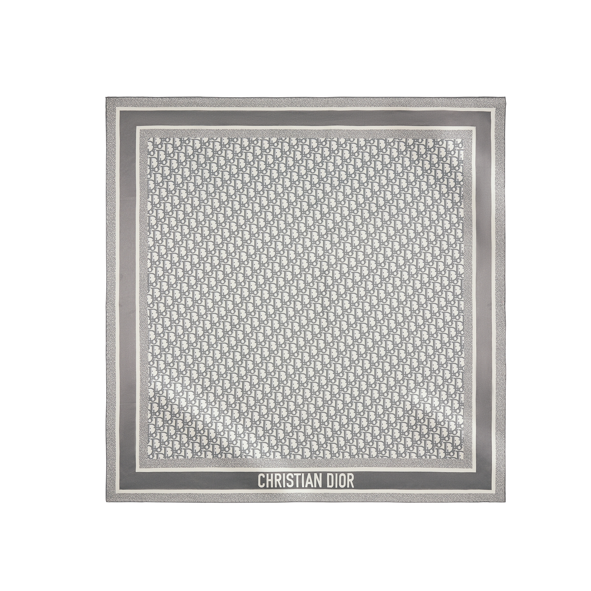  Seidentwill in Grau und Marineblau