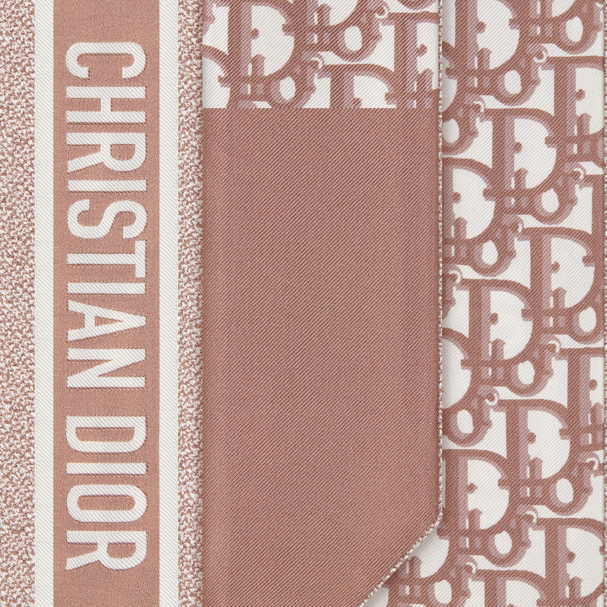 Dior Oblique Mitzah Scarf Rose des Vents Silk Twill E09