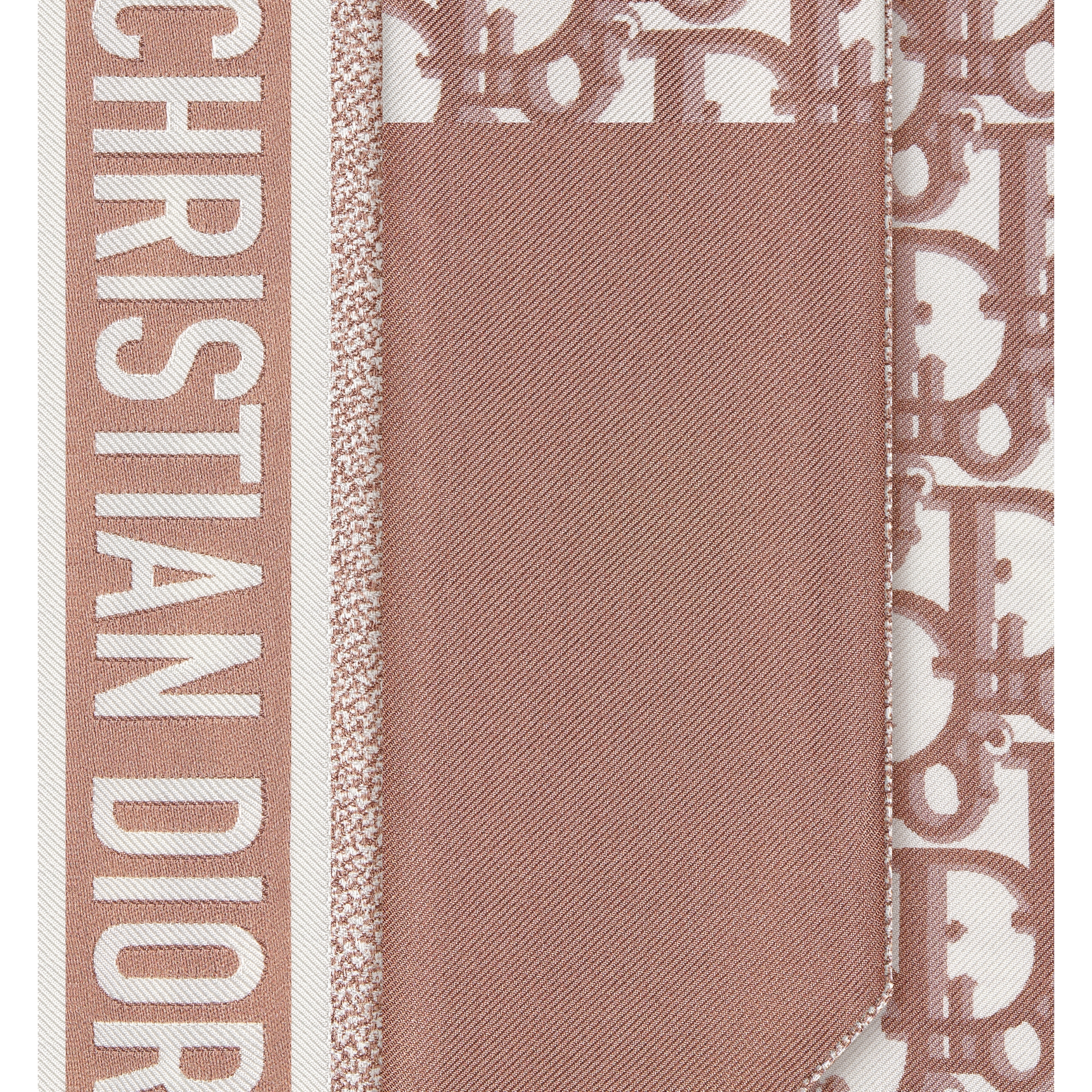 Dior Oblique Mitzah Scarf Rose des Vents Silk Twill E09