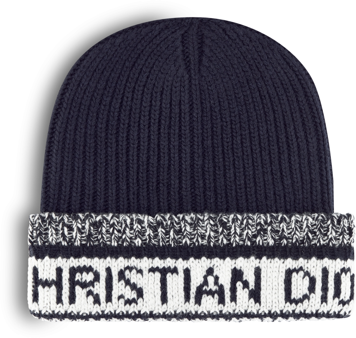 ディオール ニット帽 ディオールロゴ ブラック ウール100％ H1011 ディオール ニット帽 ディオールロゴ ブラック ウール100％ H1011