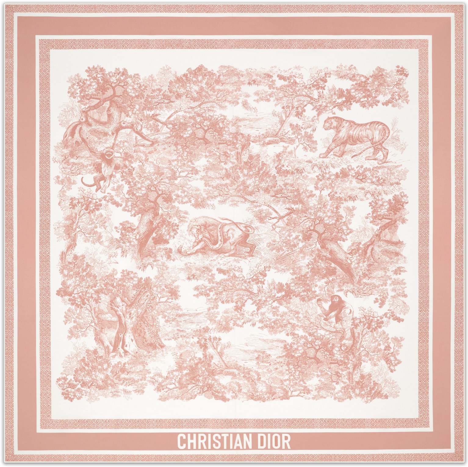 Toile de Jouy Sauvage 90 Square Scarf