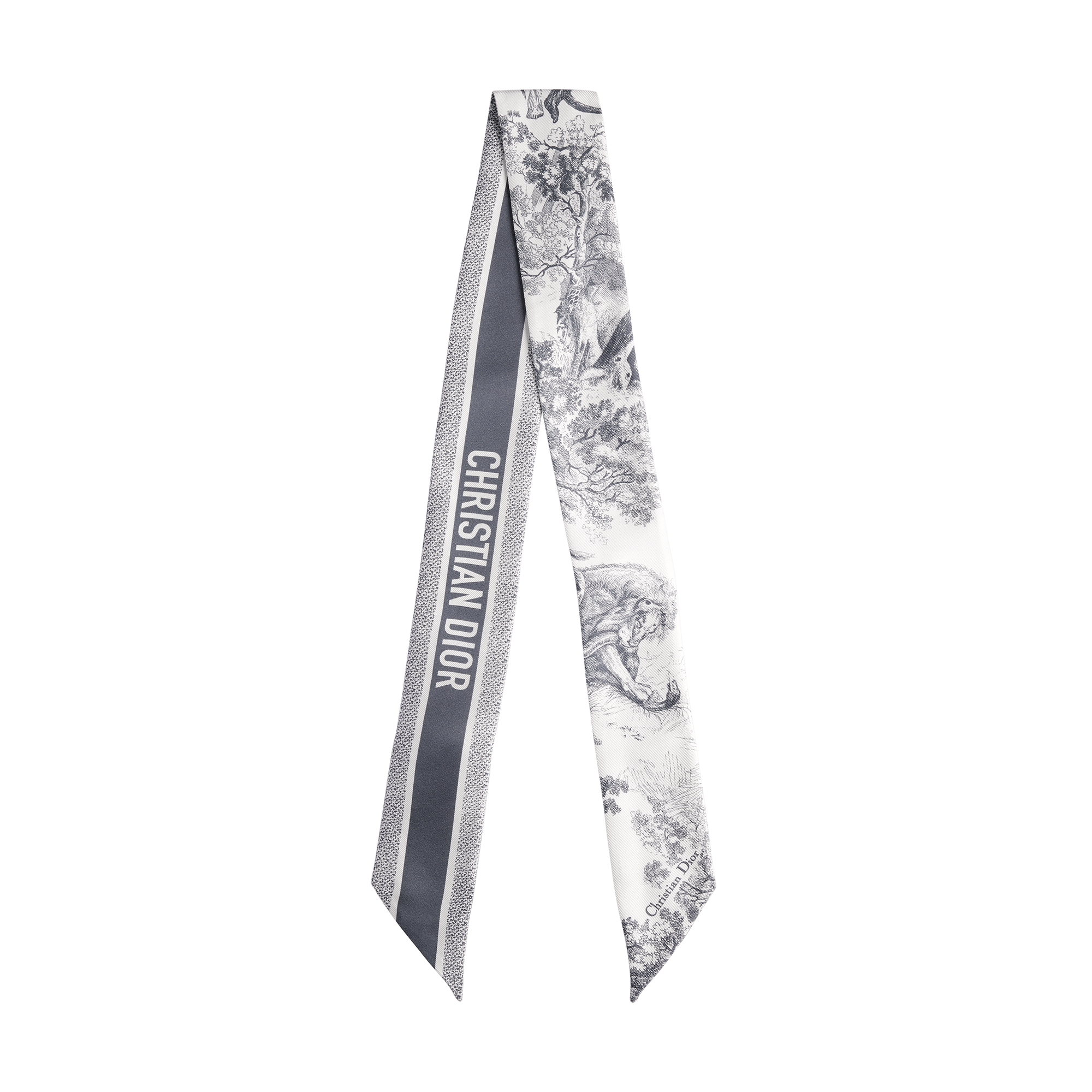  Seidentwill in Elfenbeinfarbe und Grau