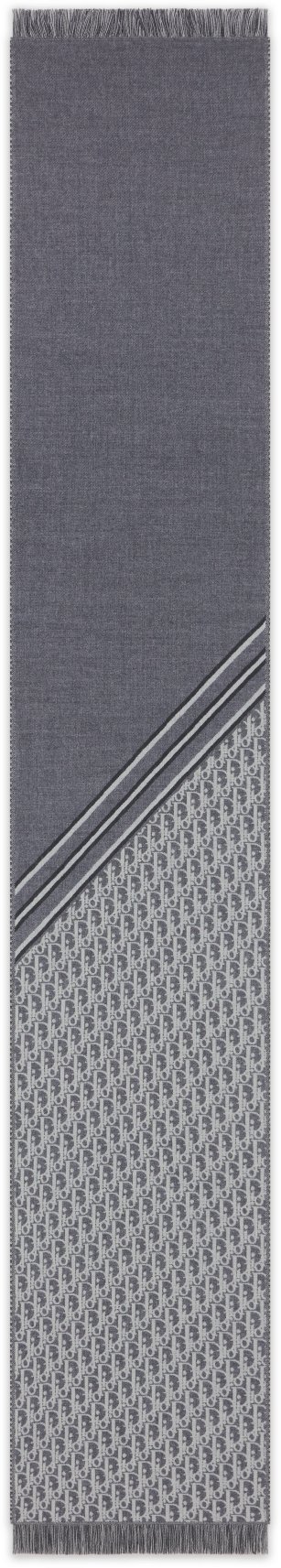Dior Oblique Scarf Unfolded view