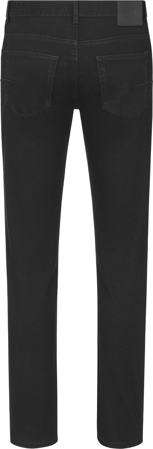 Long Slim-Fit Jeans Black Cotton Denim | DIOR