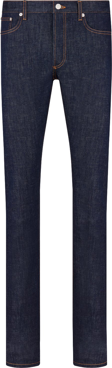 Long Slim-Fit Dior Oblique Jeans Front view Front view