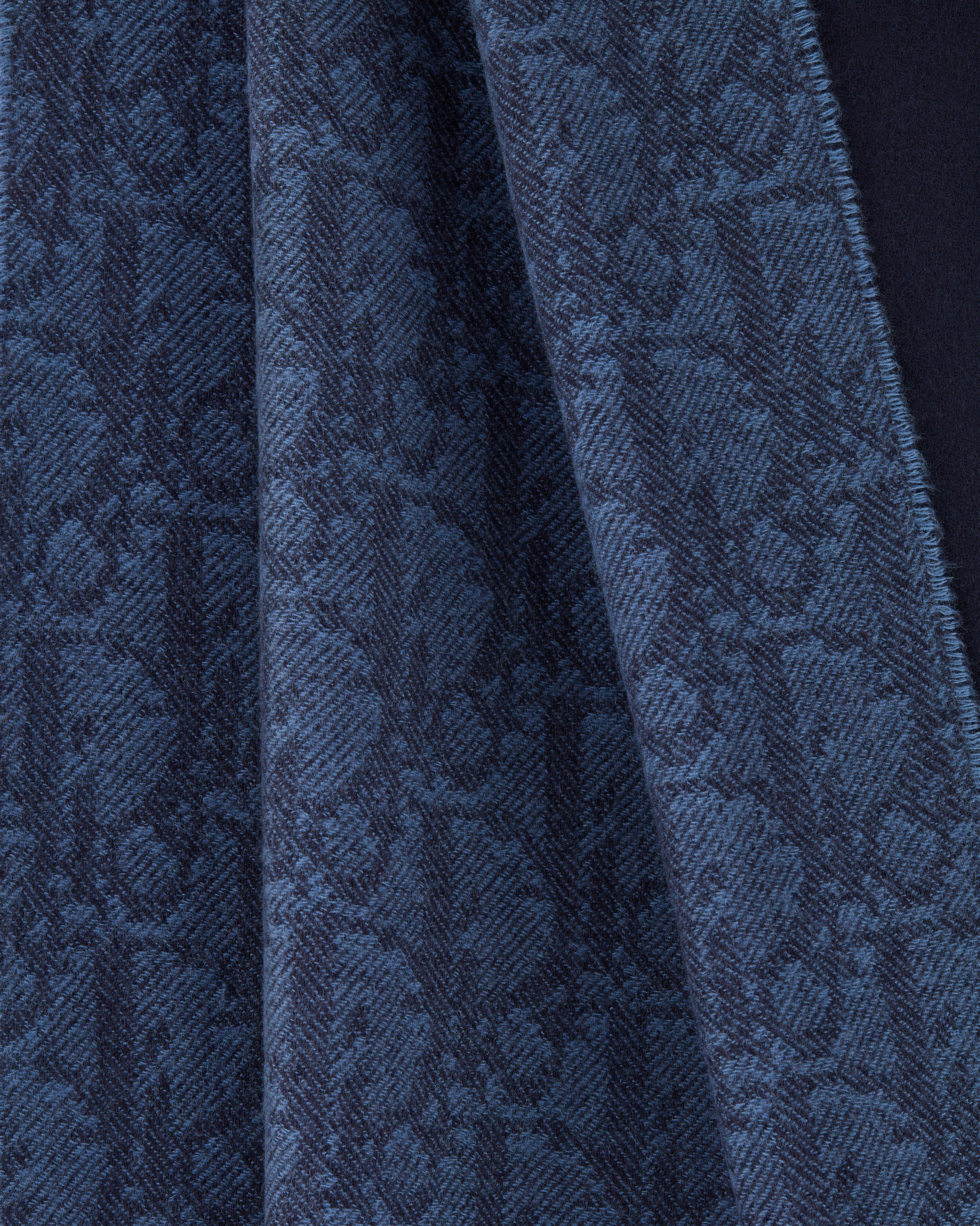 Bufanda reversible Dior Oblique Lana y cachemira azul y azul marino E09