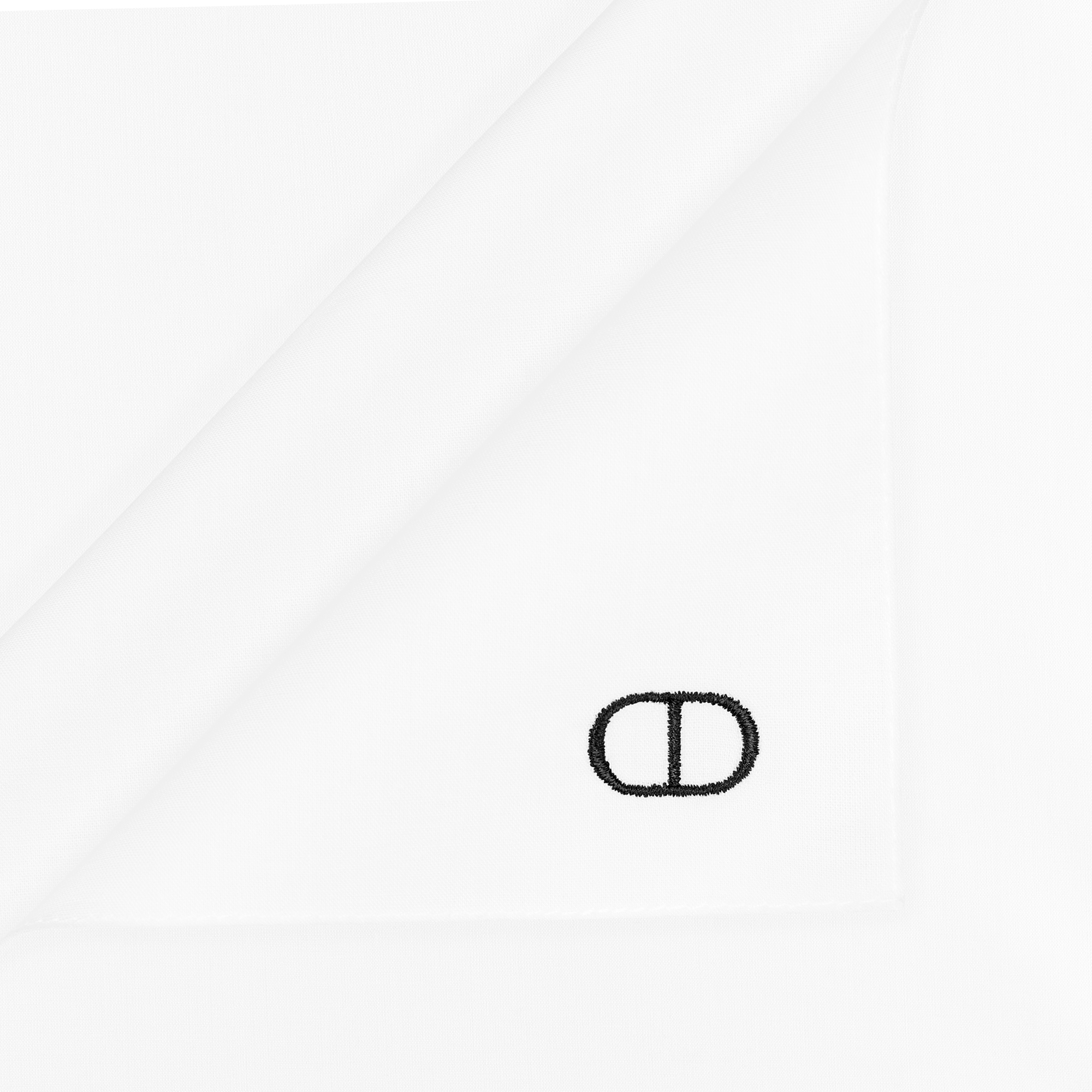 Pañuelo de bolsillo CD Icon Algodón blanco E09