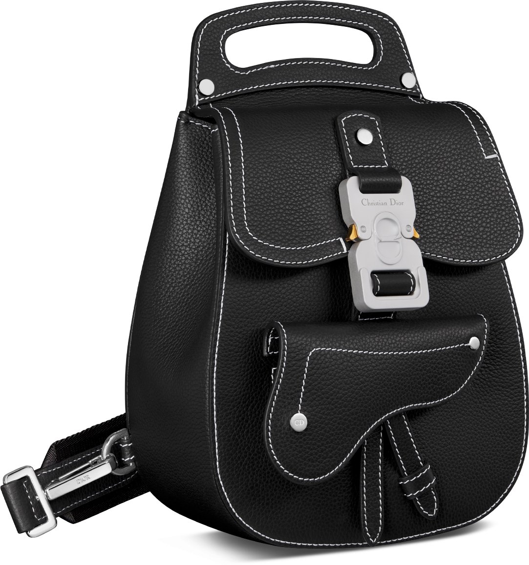 Dior Gallop Sling Bag Three quarter closed view