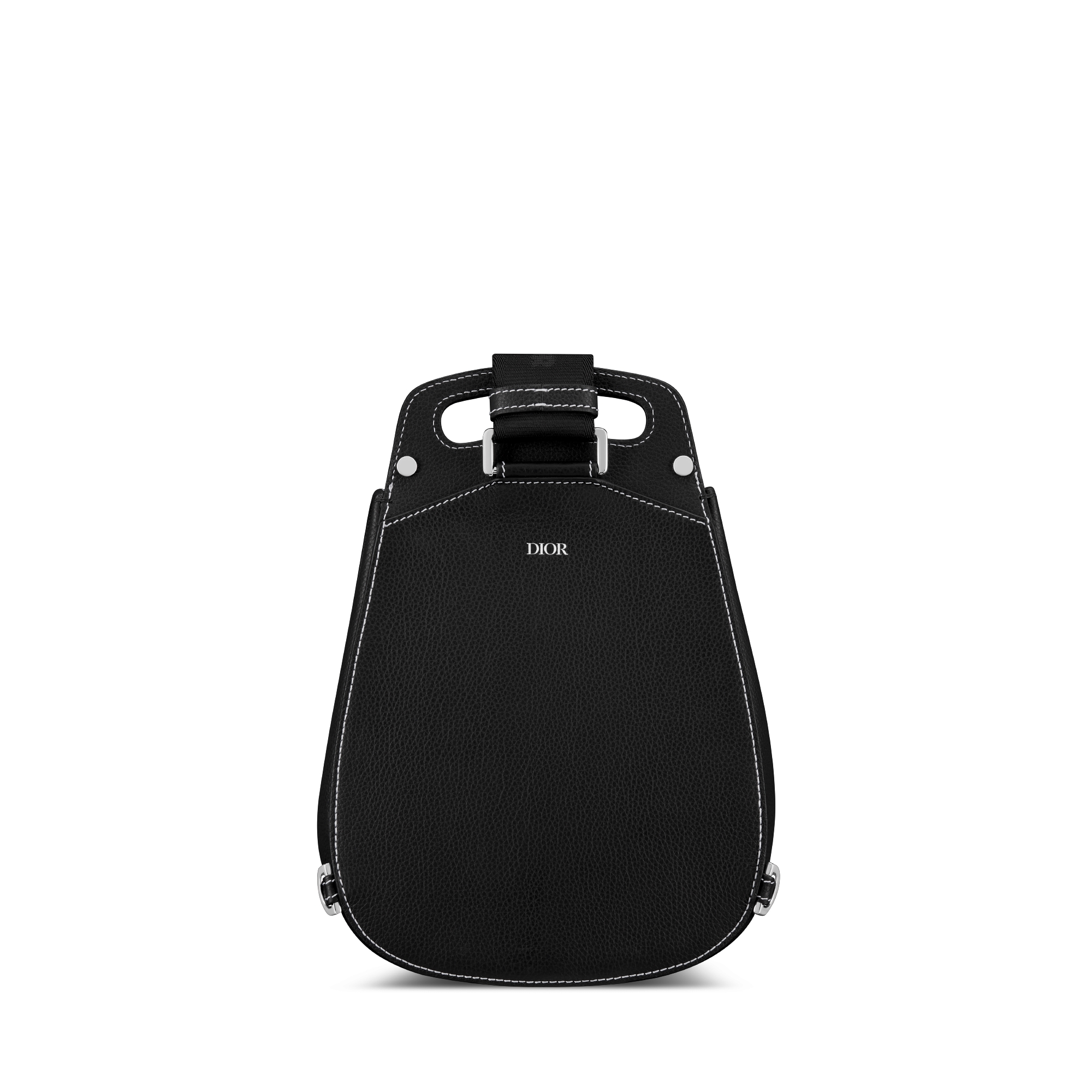 Dior Gallop Sling Bag Black Grained Calfskin E08