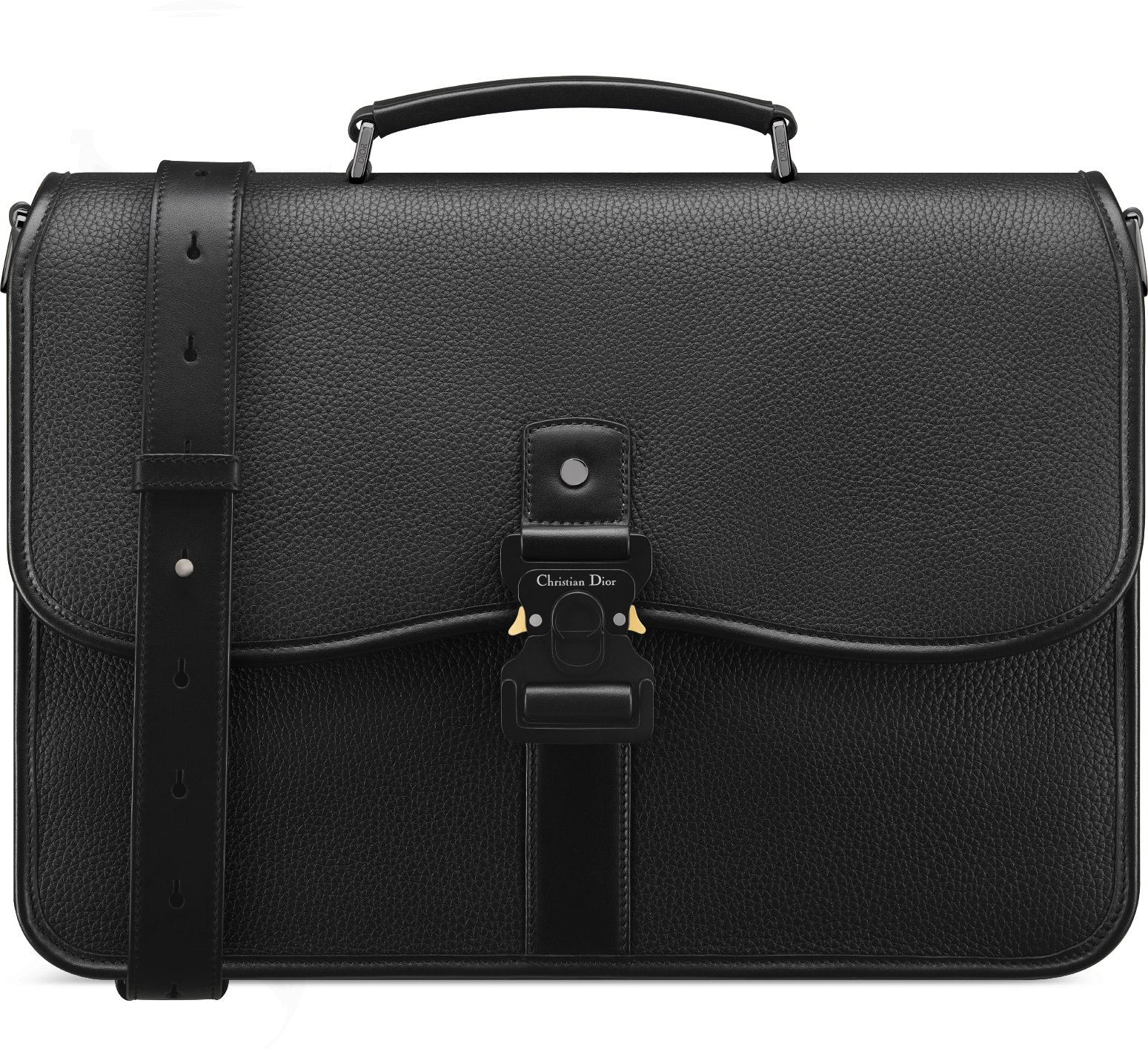 DIOR】ディオールオム ビジネスバッグ グレインドカーフスキン 黒 