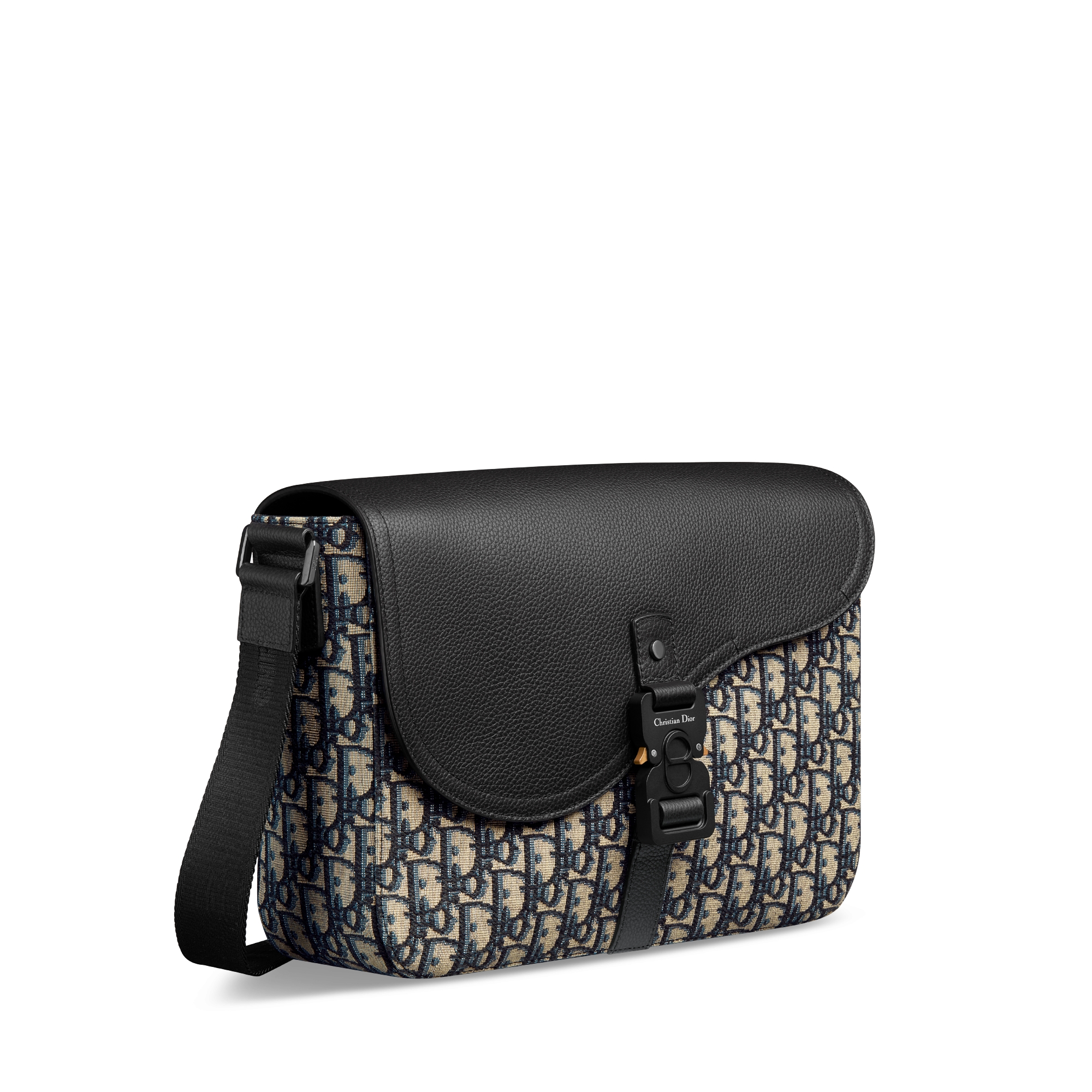 Medium Saddle Messenger Bag with Flap