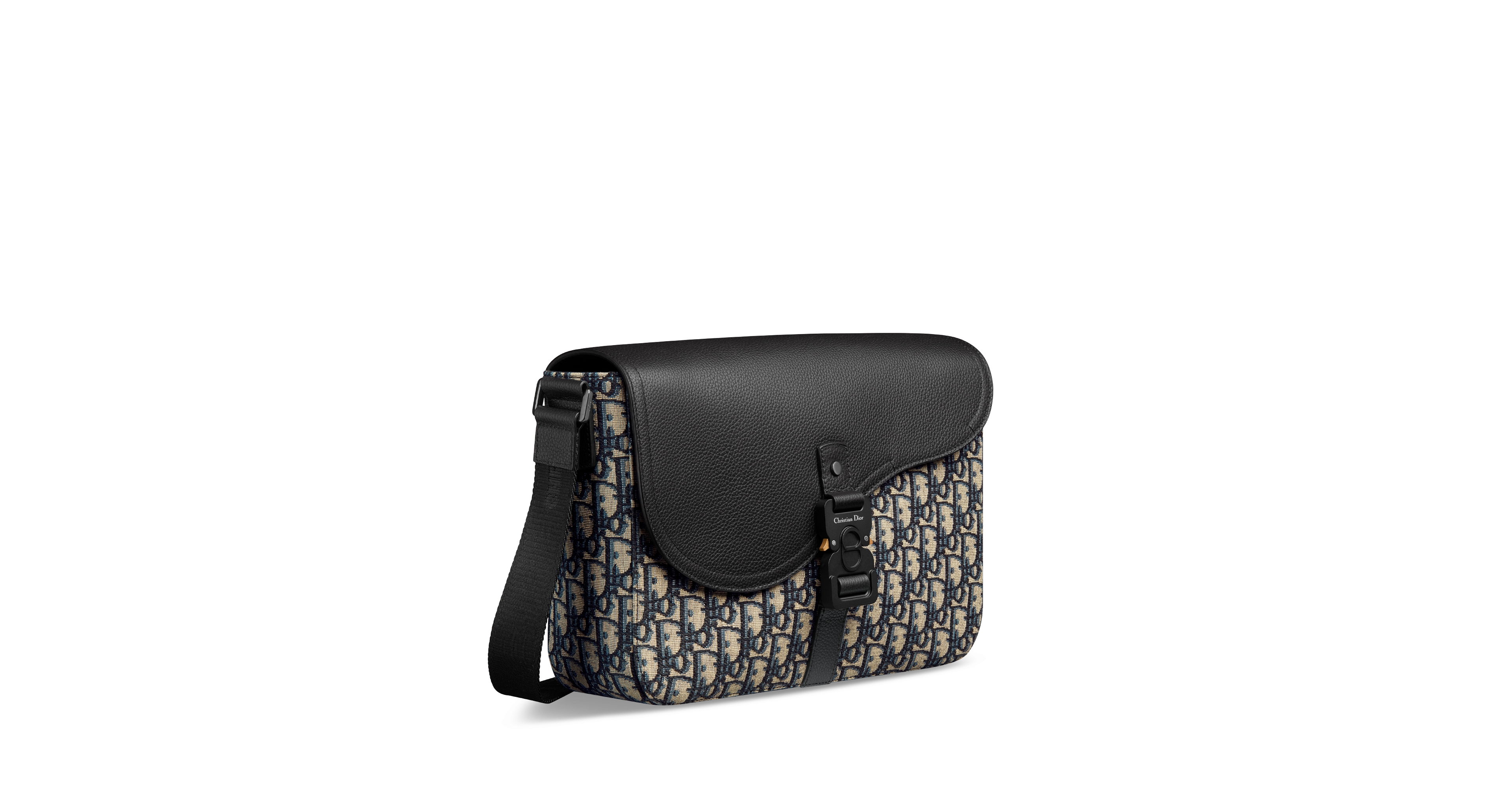 Medium Saddle Messenger Bag with Flap