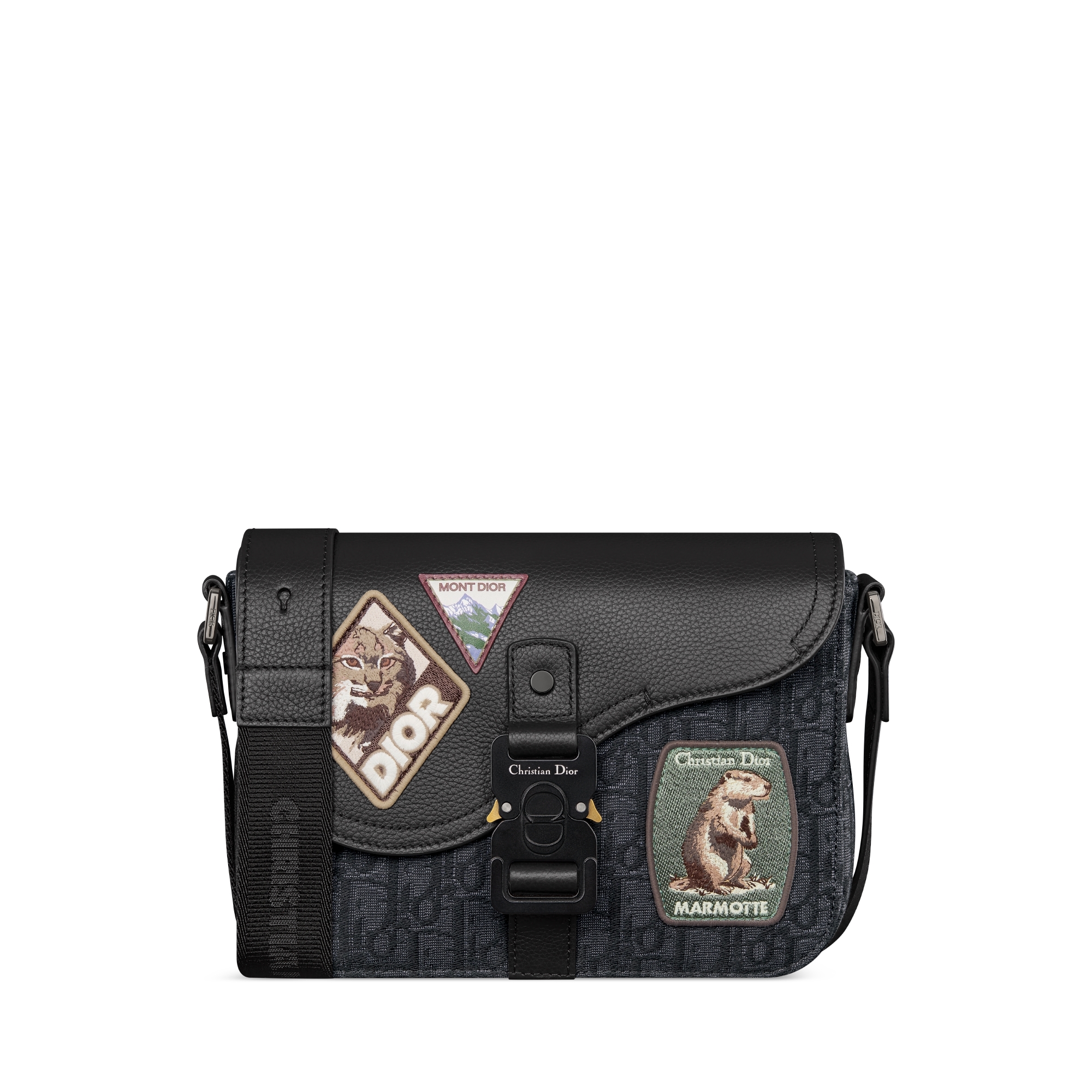 Small Saddle Messenger Bag with Flap