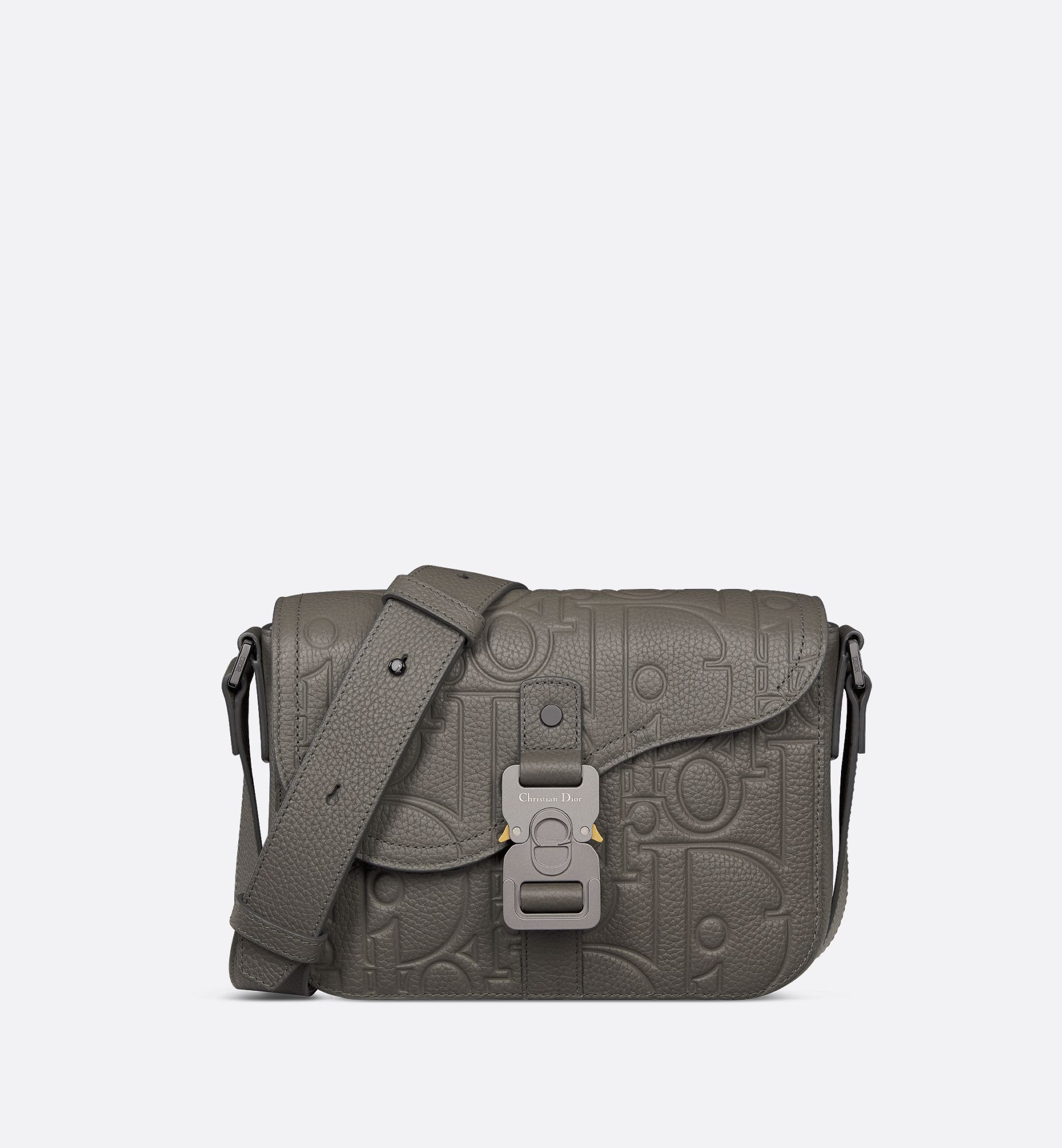 Gray Dior Gravity Leather and Gray Grained Calfskin