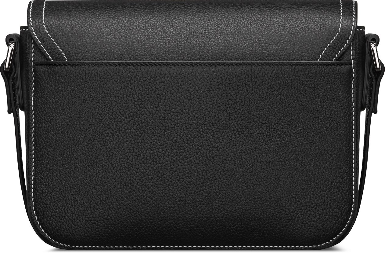 Small Saddle Messenger Bag with Flap Back view