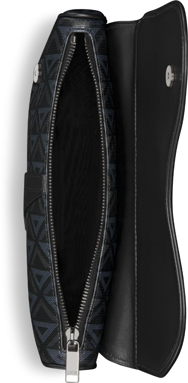 Saddle Bag Beschichteter Baumwollcanvas in Schwarz mit CD Diamond Print ...