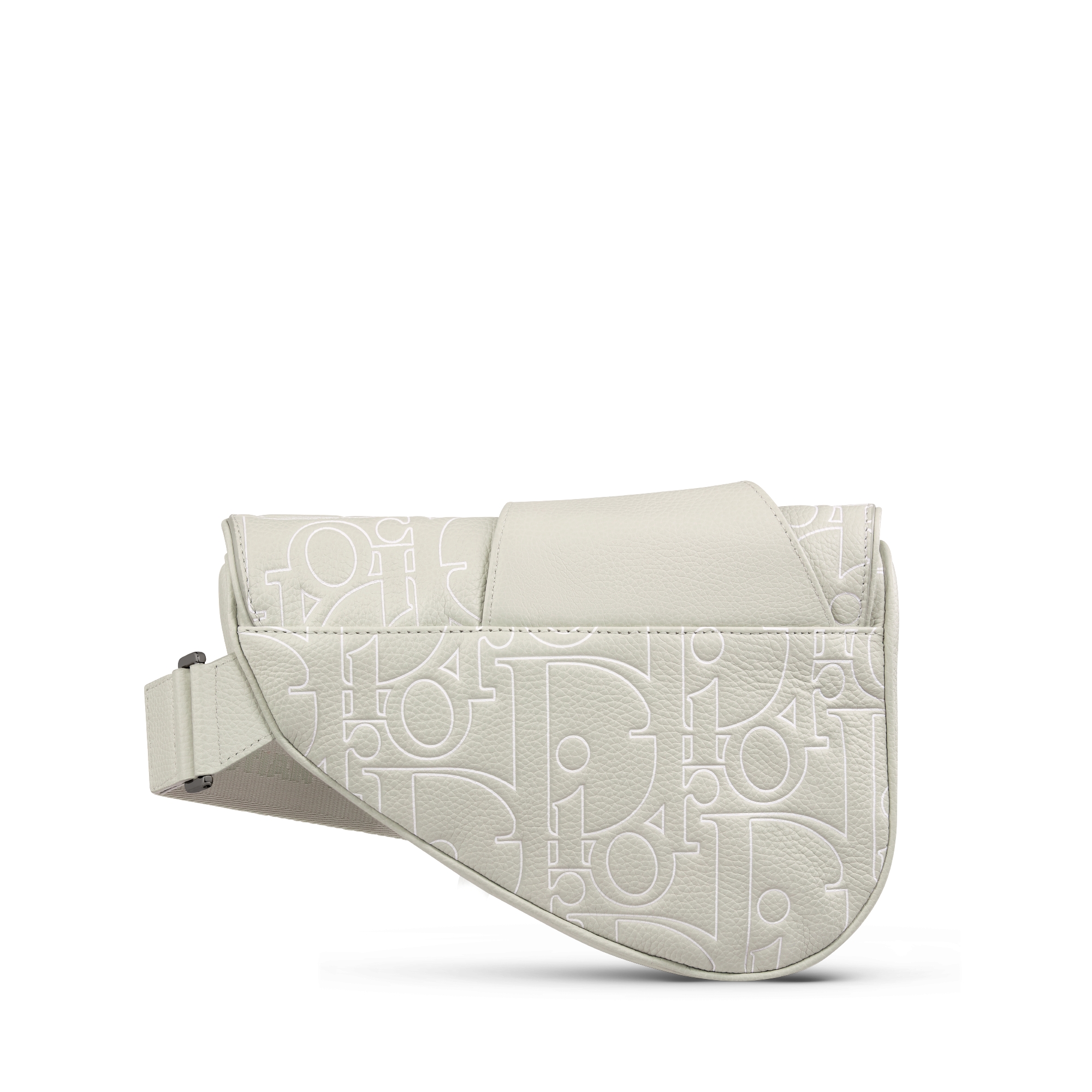 Saddle Bag Beige Dior Gravity Outline Leather and Beige Grained Calfskin E08