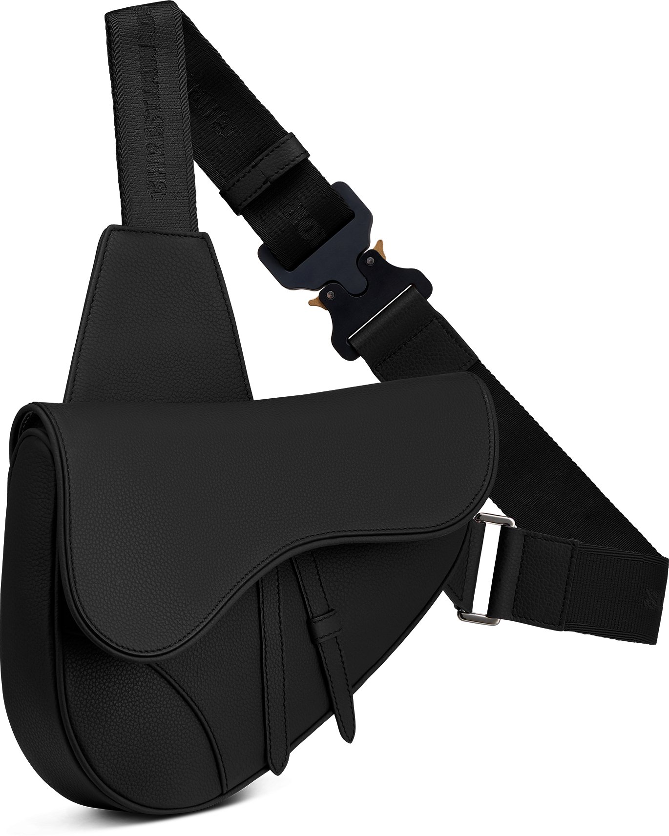 Saddle Bag Black Grained Calfskin DIOR