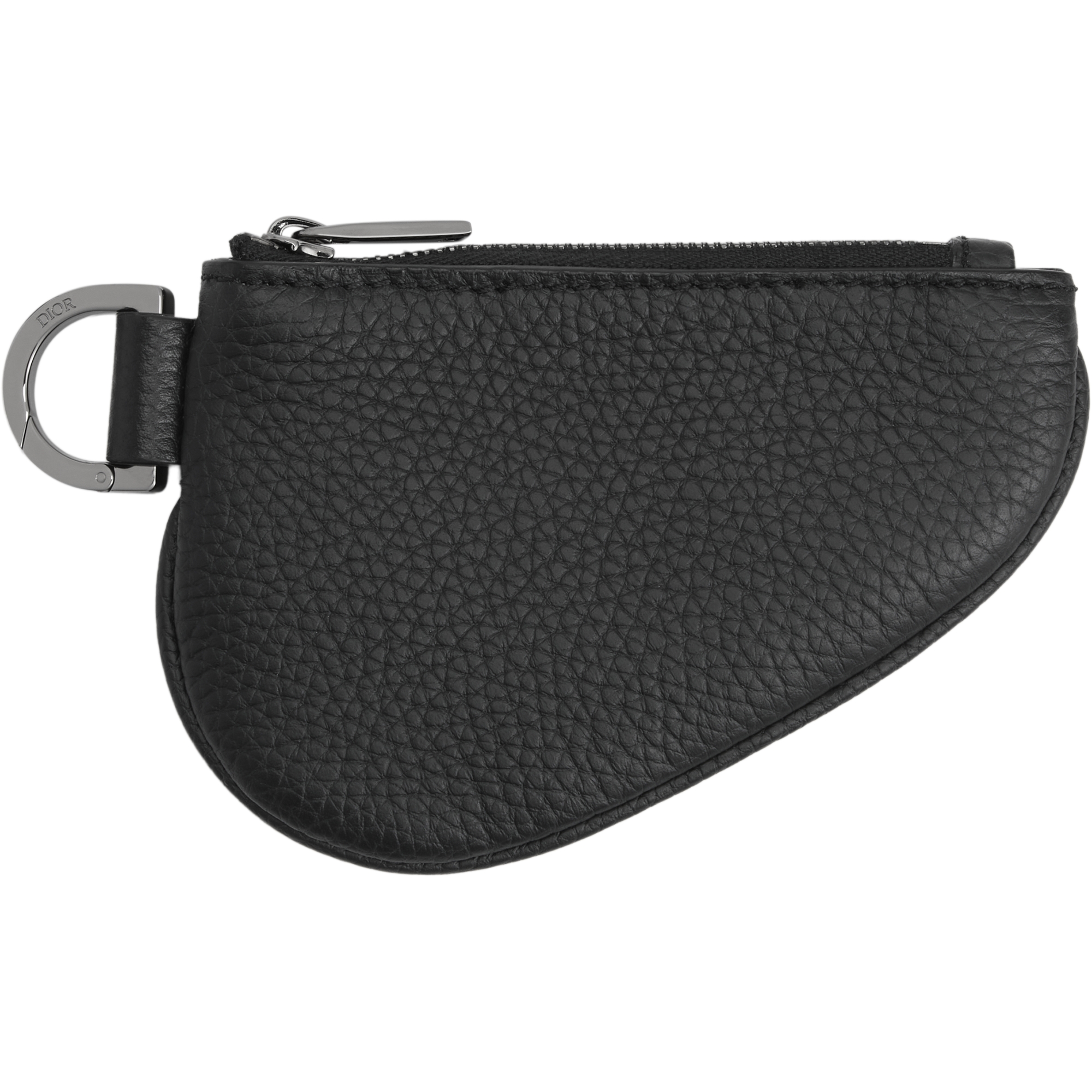Saddle Triple Pouch Black Dior Gravity Leather and Black Grained Calfskin E01