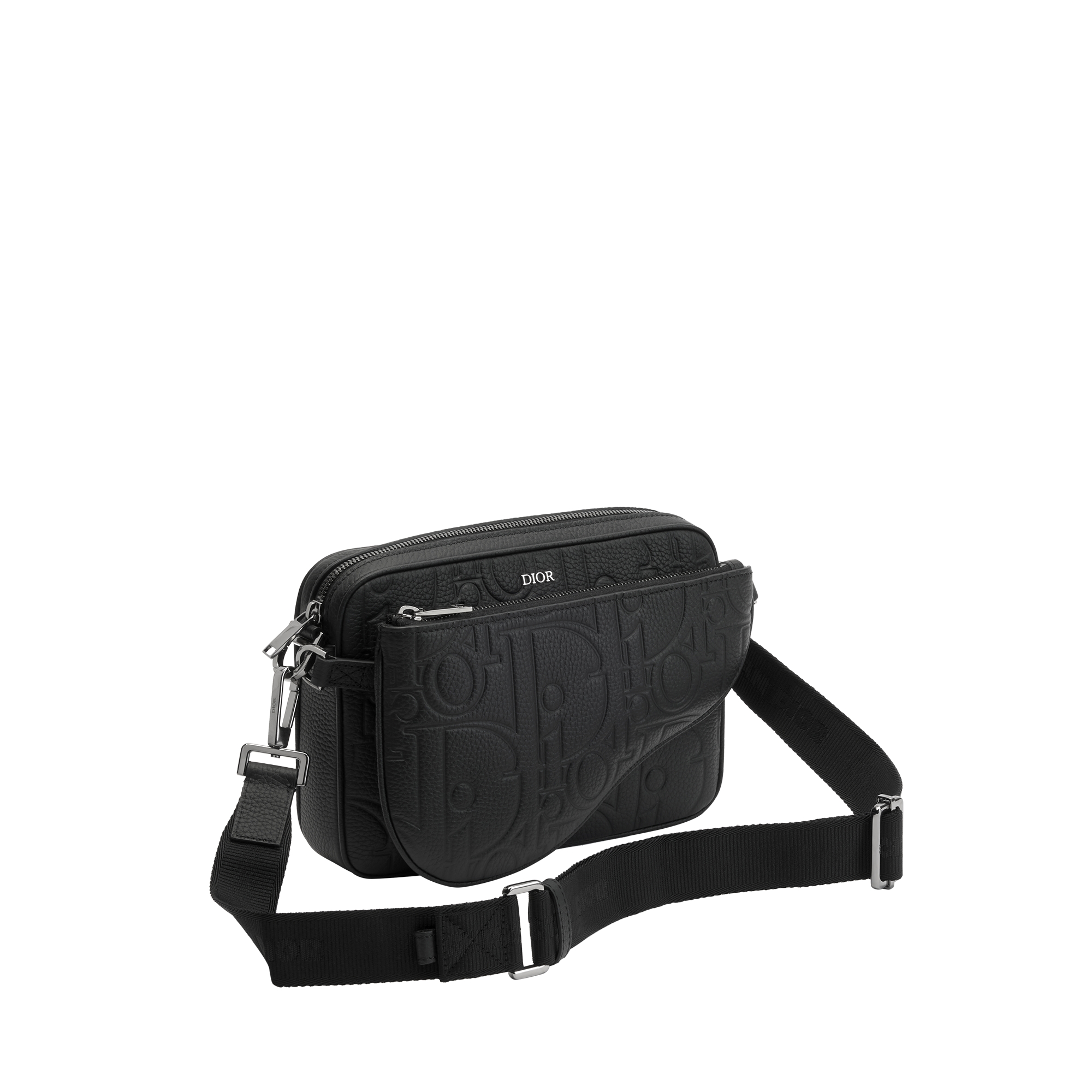  Black Dior Gravity Leather and Black Grained Calfskin