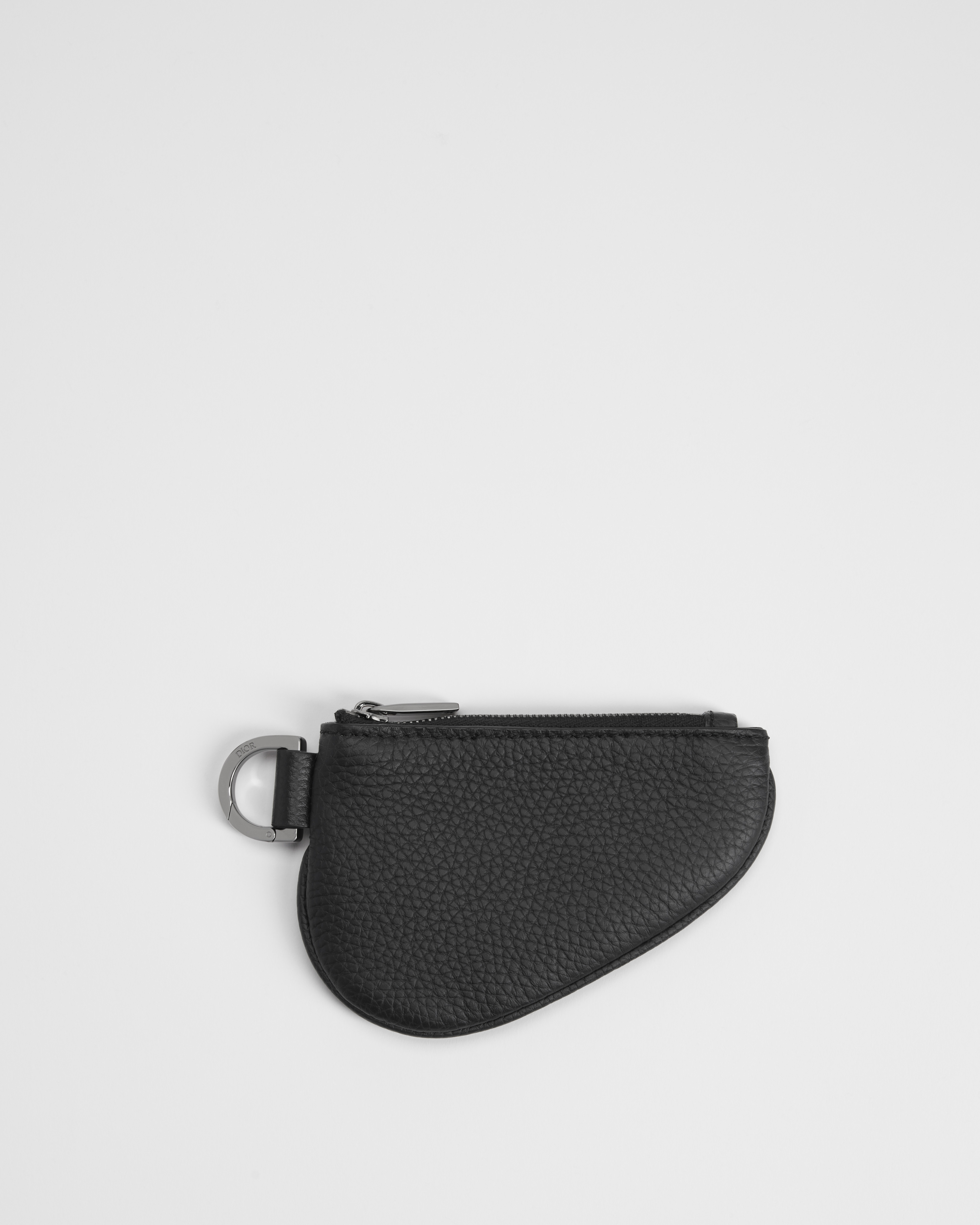 Saddle Triple Pouch Black Dior Gravity Leather and Black Grained Calfskin E01