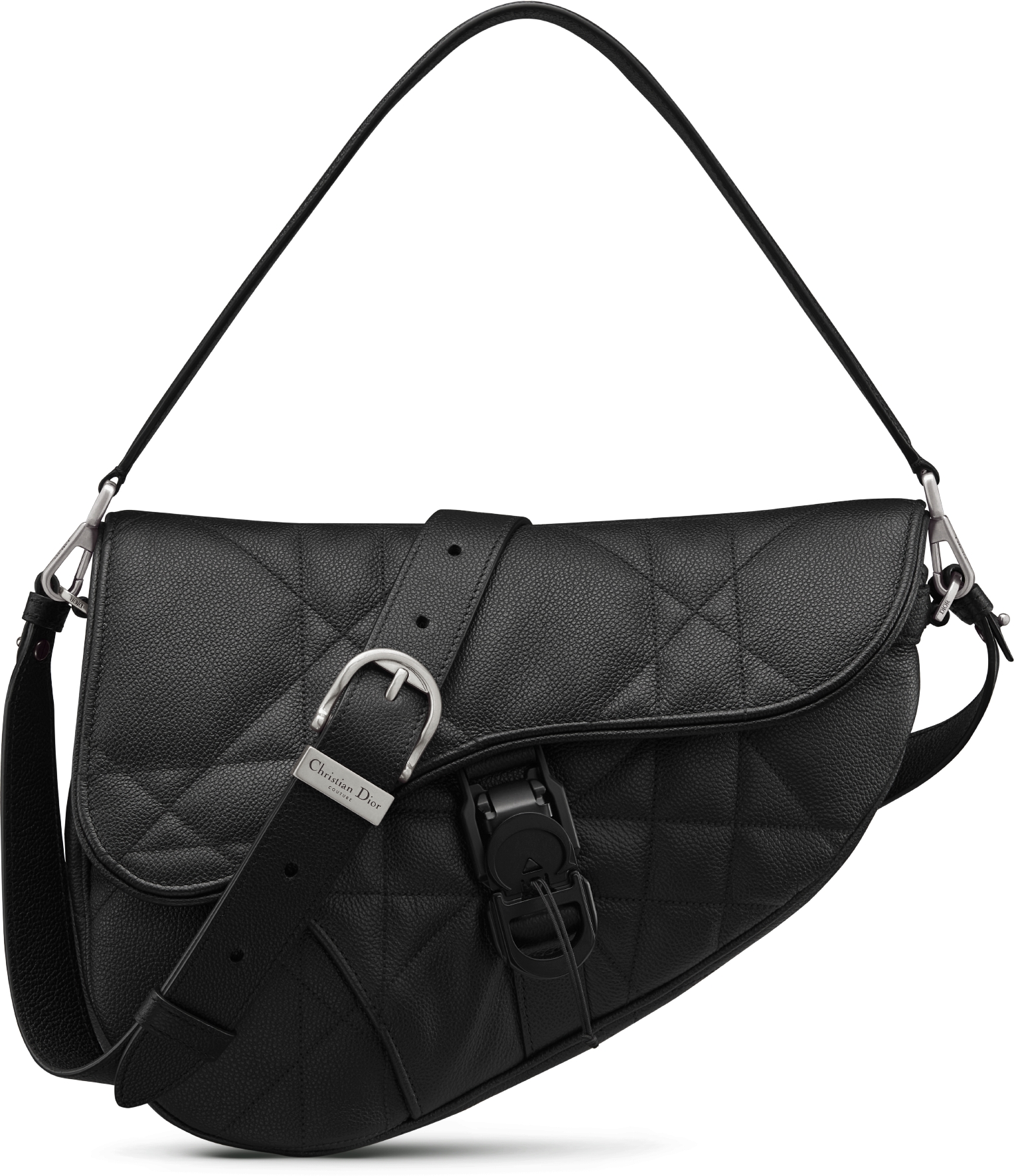 Dior saddle bag black calfskin hotsell