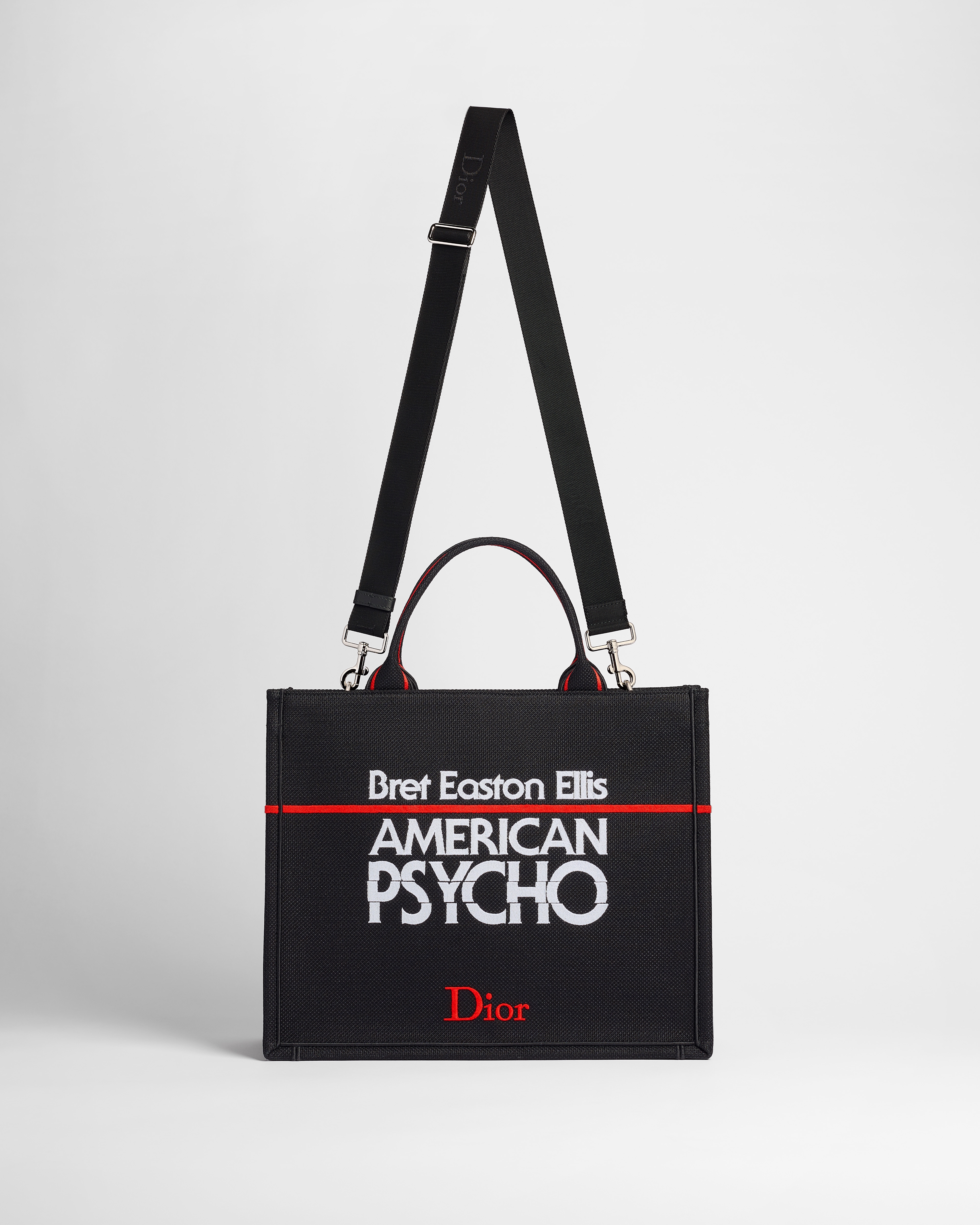 Mittelgroße Dior Book Tote mit Riemen