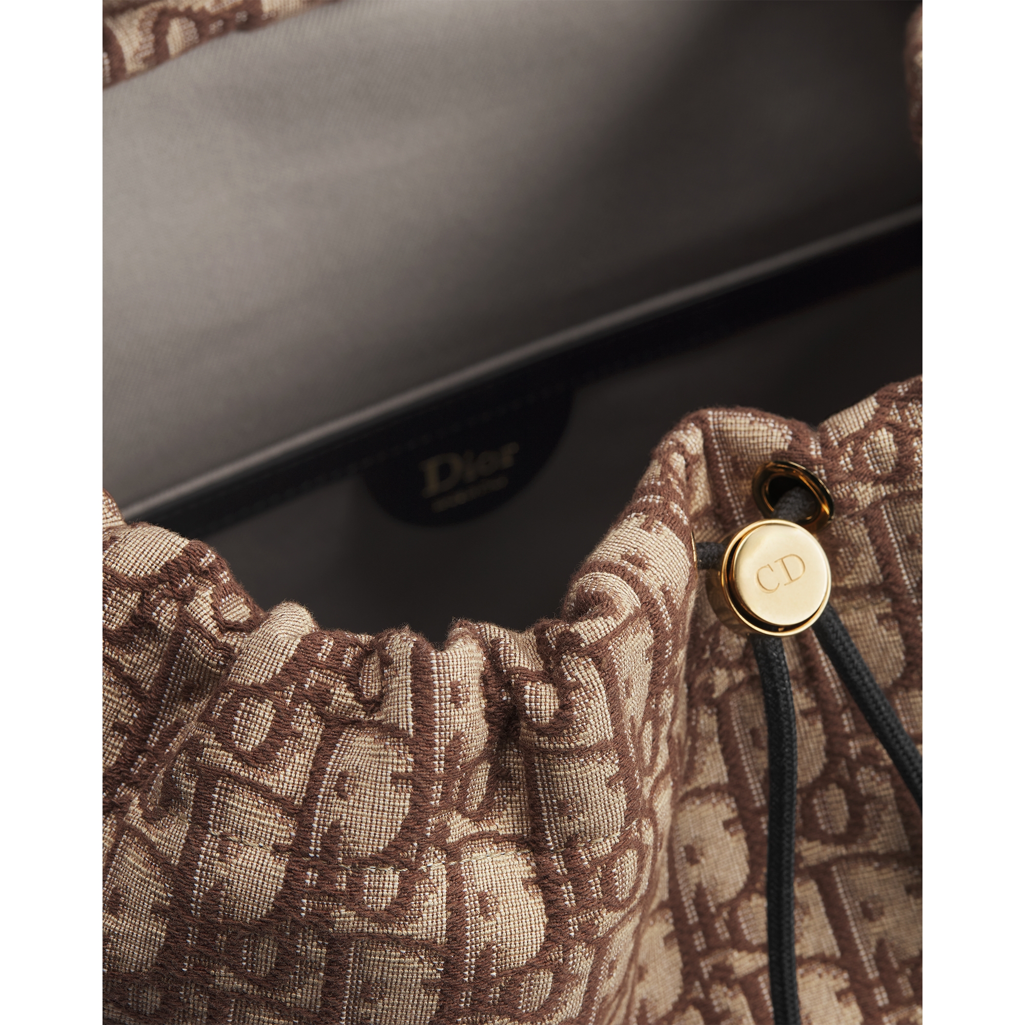 Dior Jett Backpack with Flap Brown Dior Oblique Jacquard E06