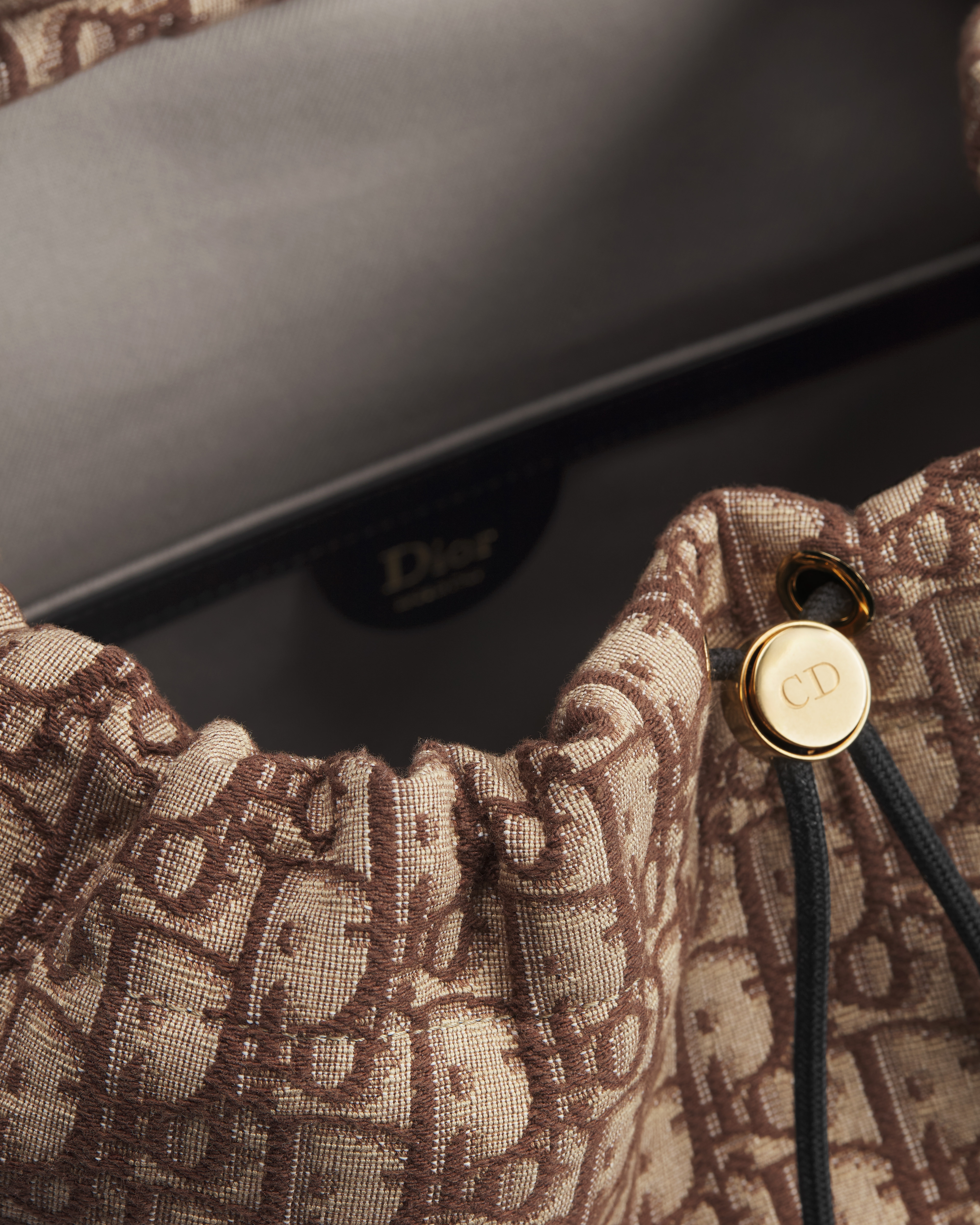 Dior Jett 翻蓋背囊 棕色 Dior Oblique 緹花 E06